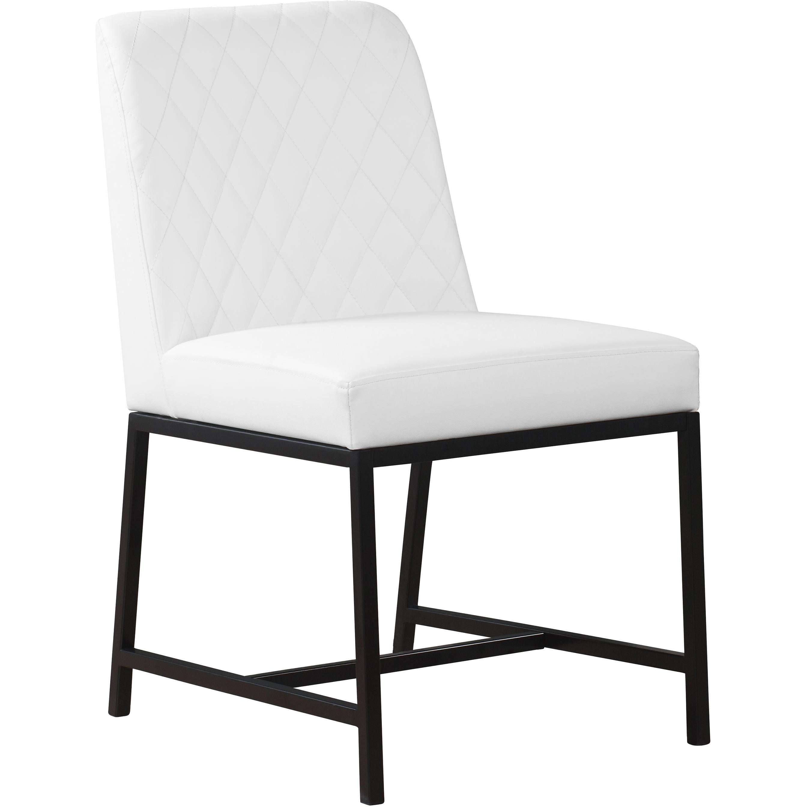 Meridian Bryce White Vegan Leather Dining Chair