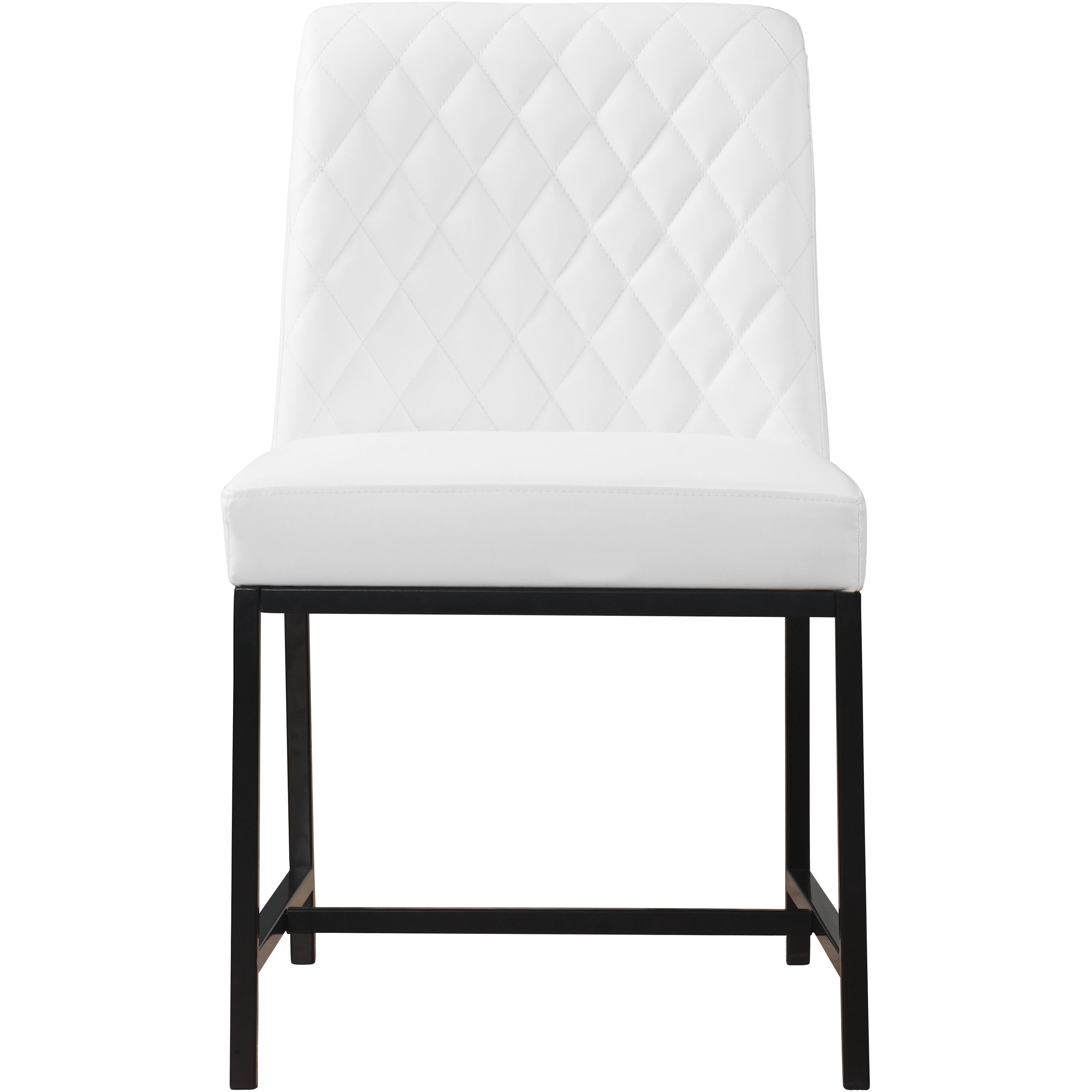 Meridian Bryce White Vegan Leather Dining Chair