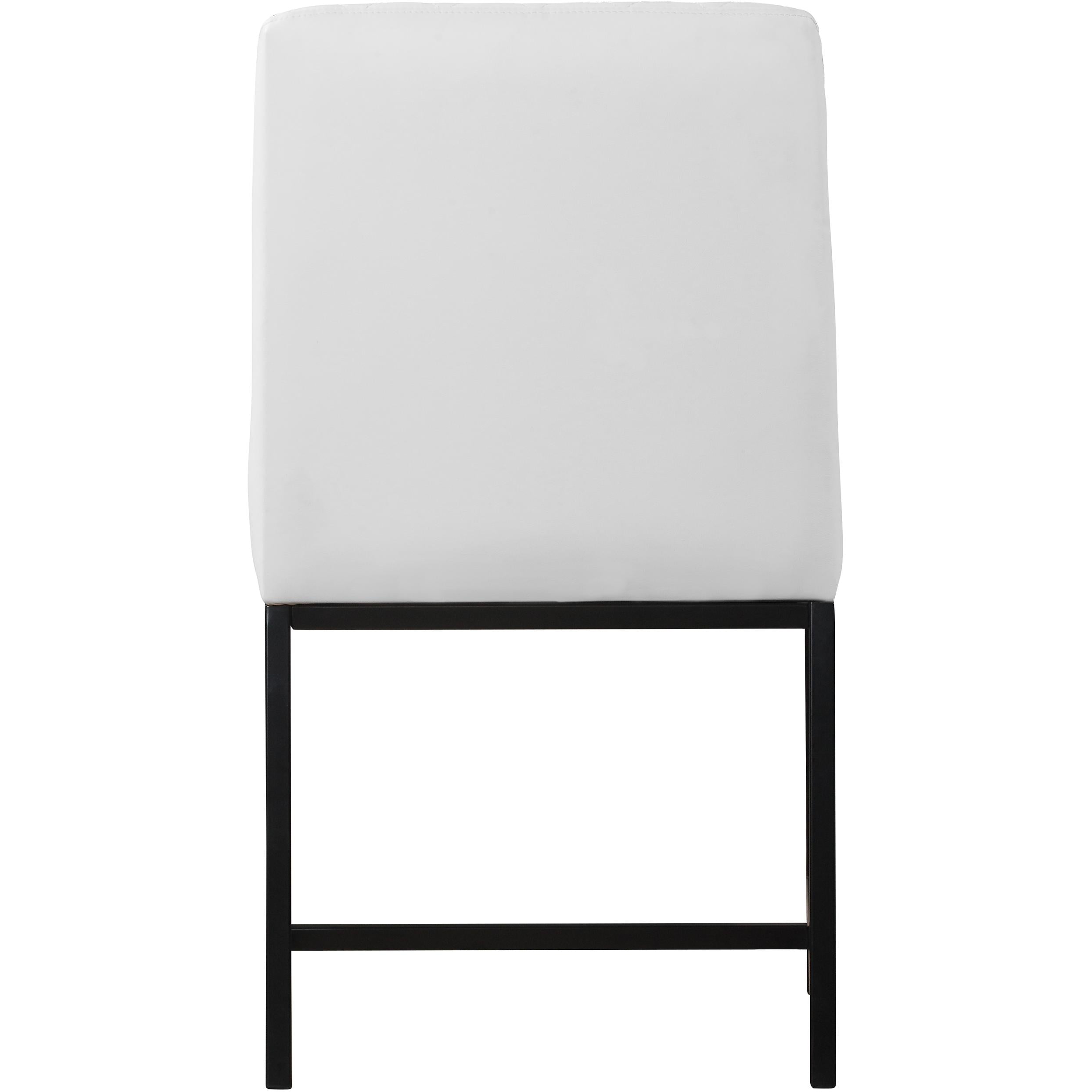 Meridian Bryce White Vegan Leather Dining Chair