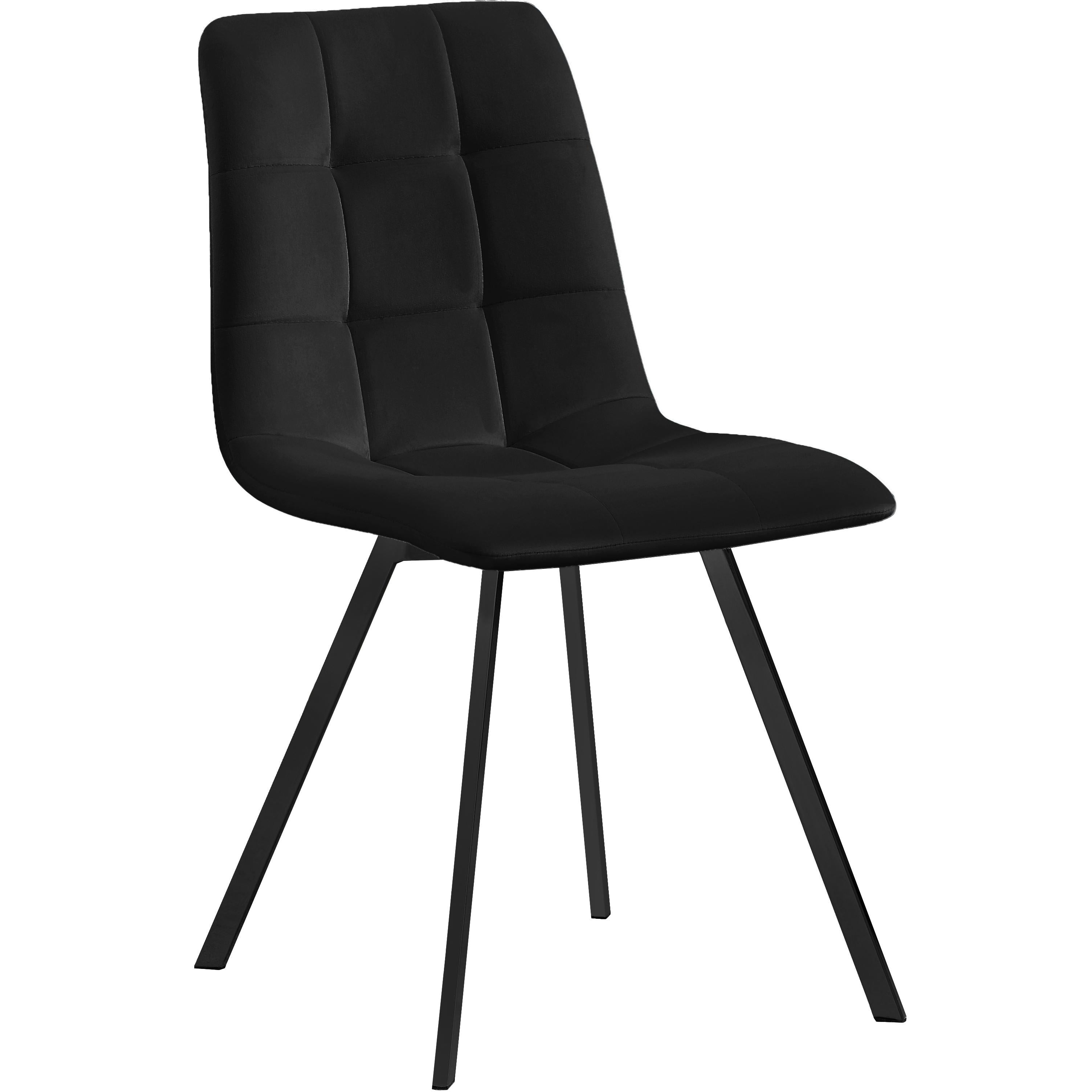 Meridian Annie Black Velvet Dining Chair