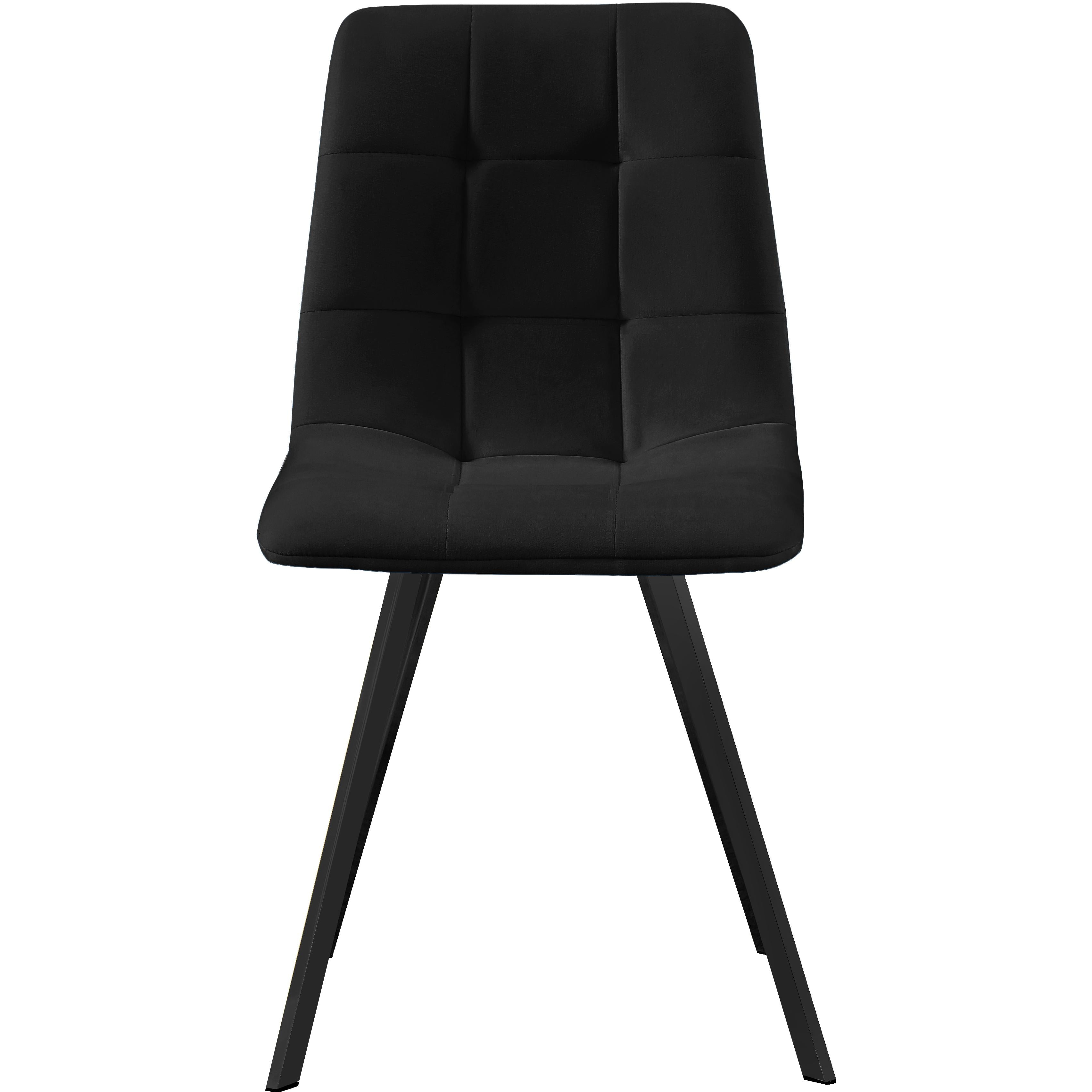 Meridian Annie Black Velvet Dining Chair