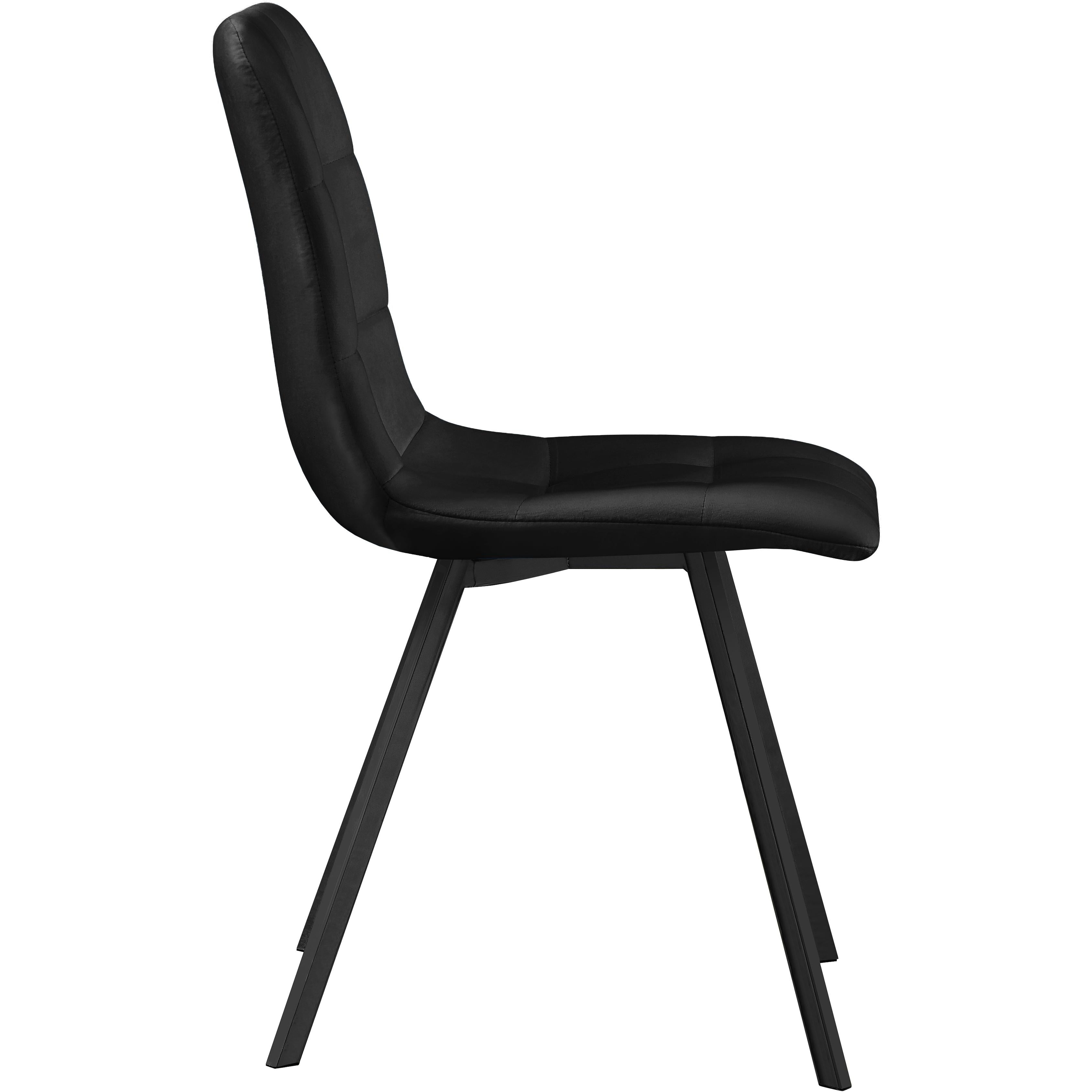 Meridian Annie Black Velvet Dining Chair