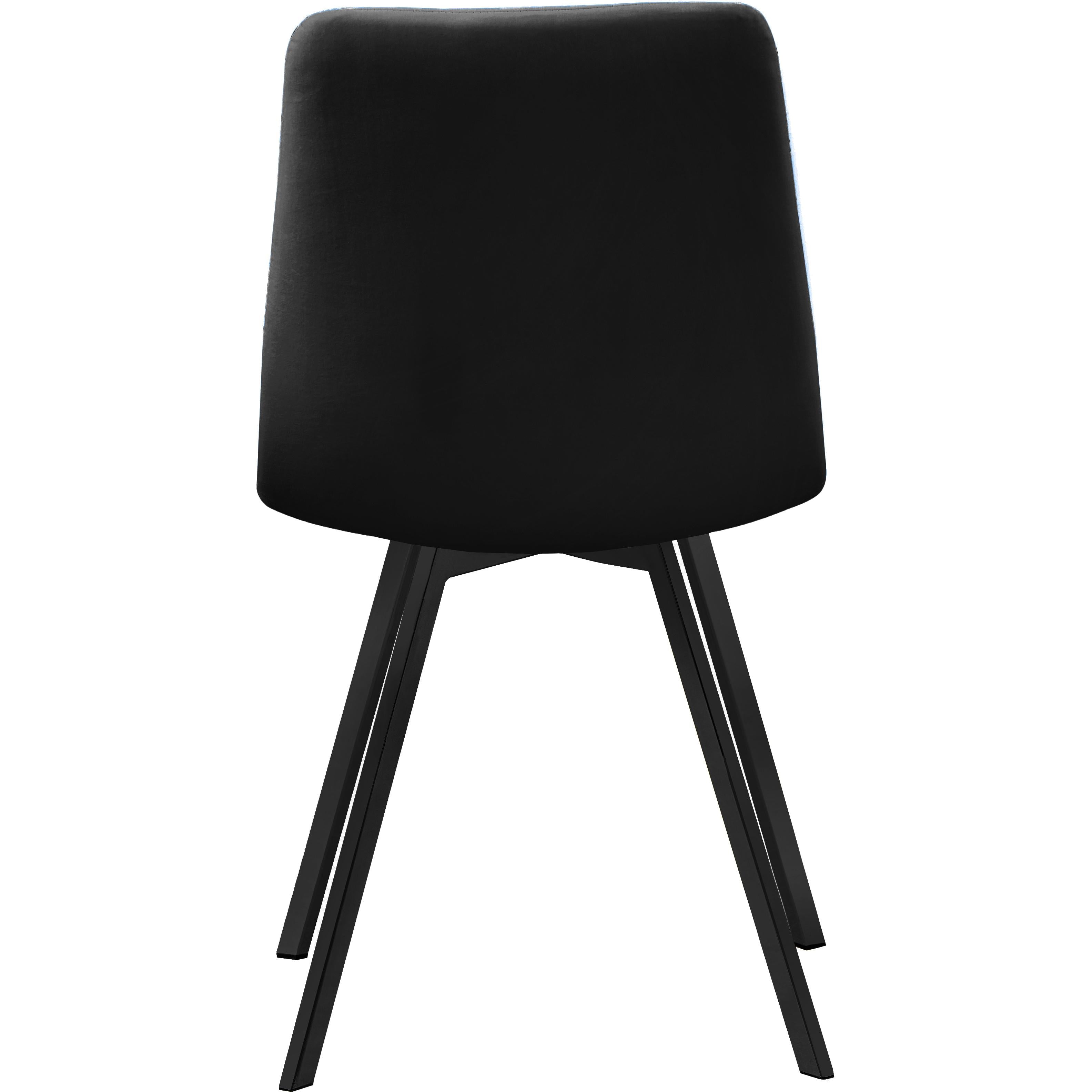 Meridian Annie Black Velvet Dining Chair