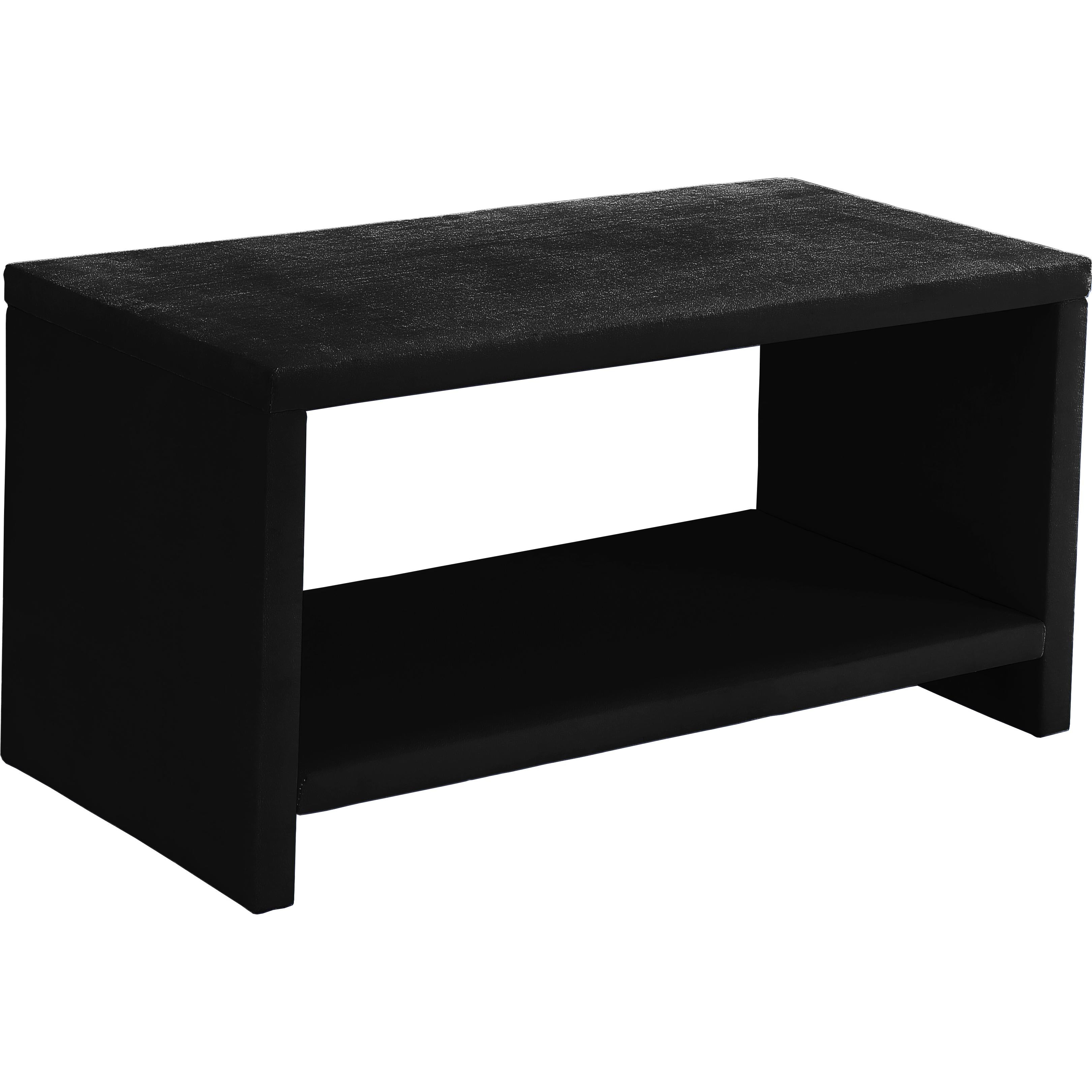 Meridian Cleo Black Velvet Night Stand