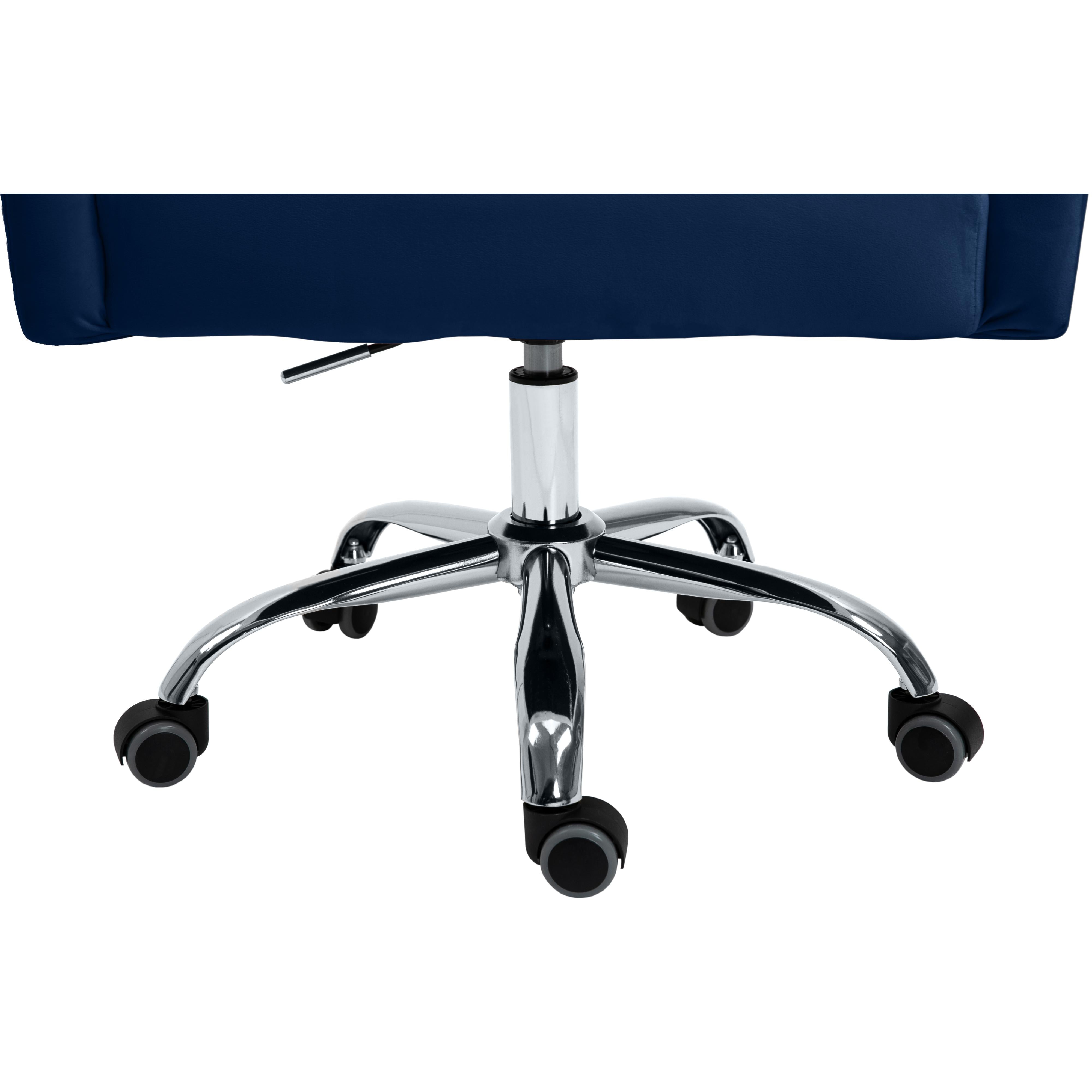 Meridian Arden Navy Velvet Office Chair