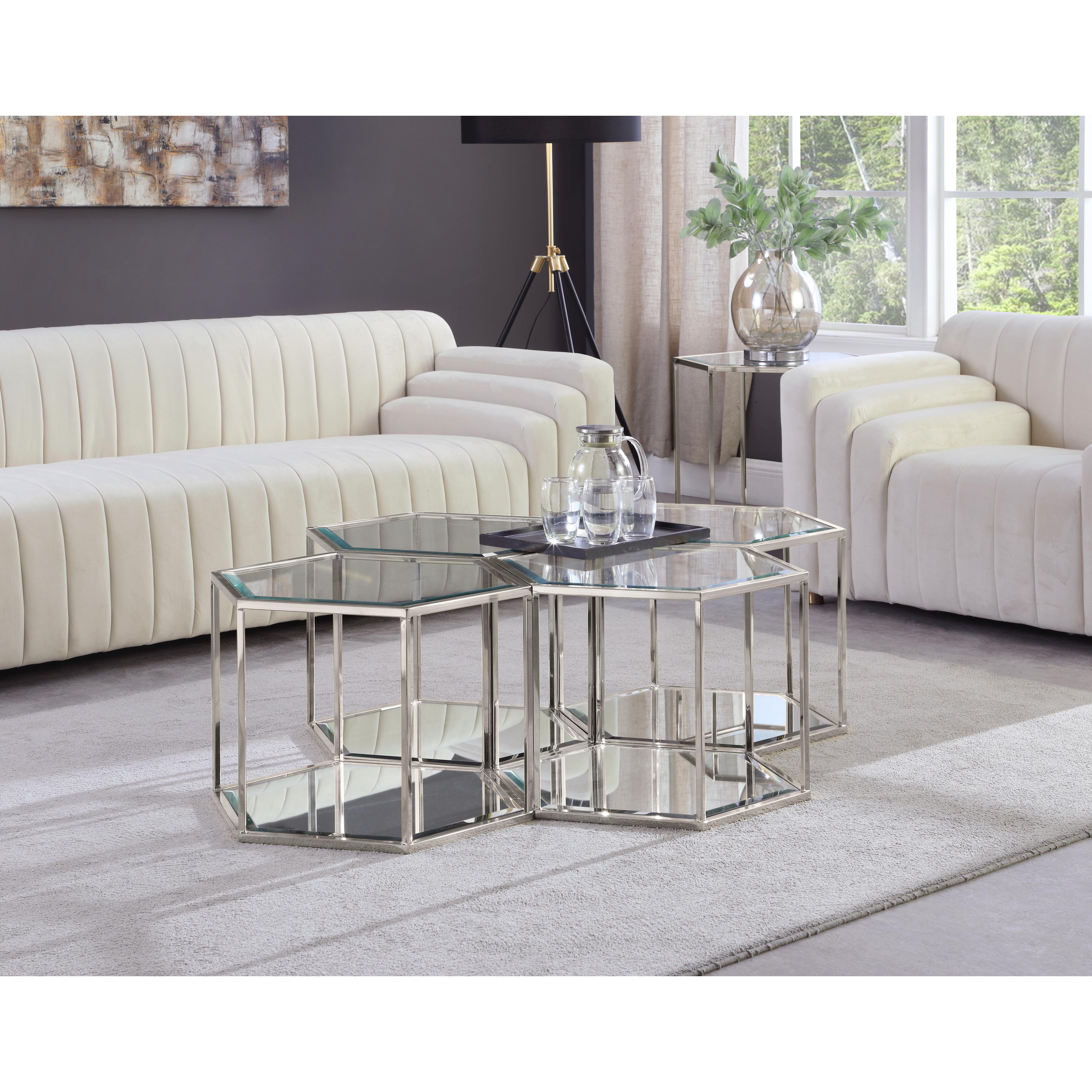 Meridian Sei Chrome Coffee Table