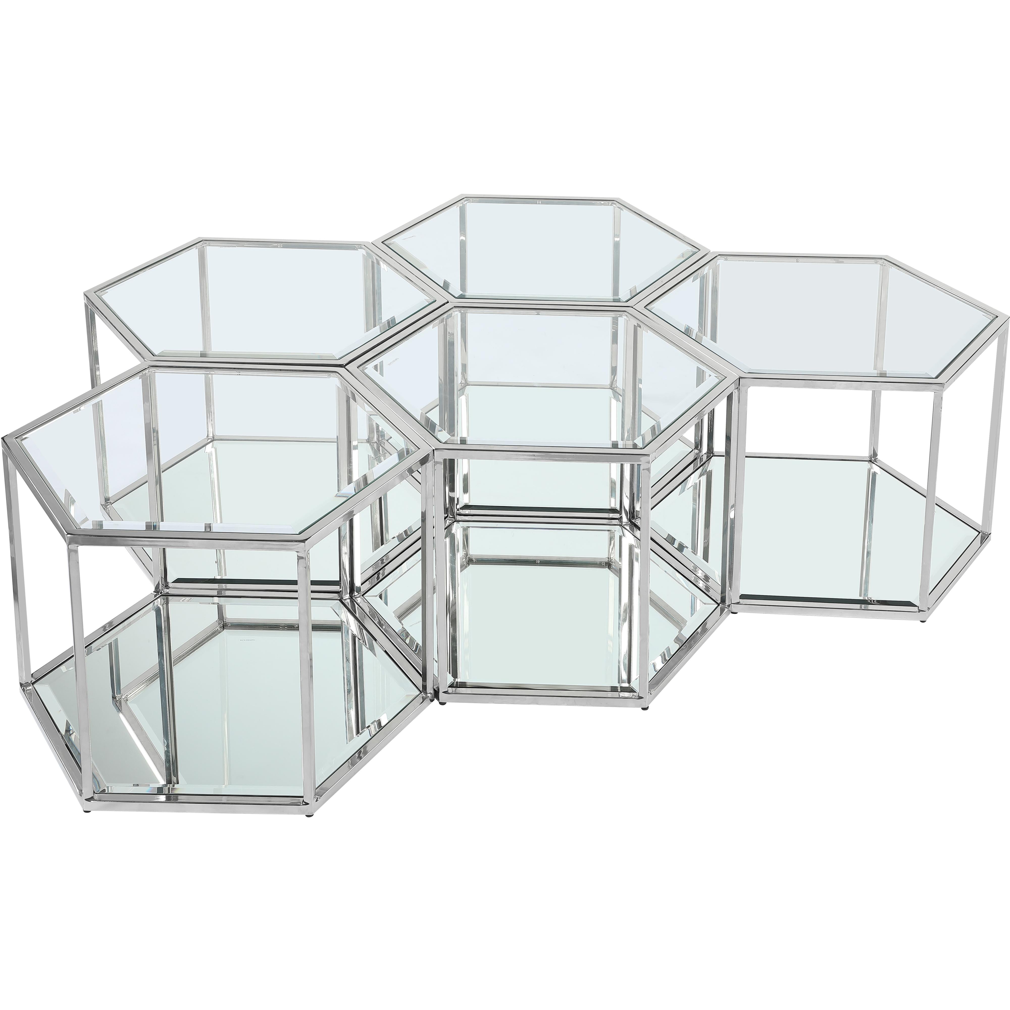 Meridian Sei Chrome Coffee Table