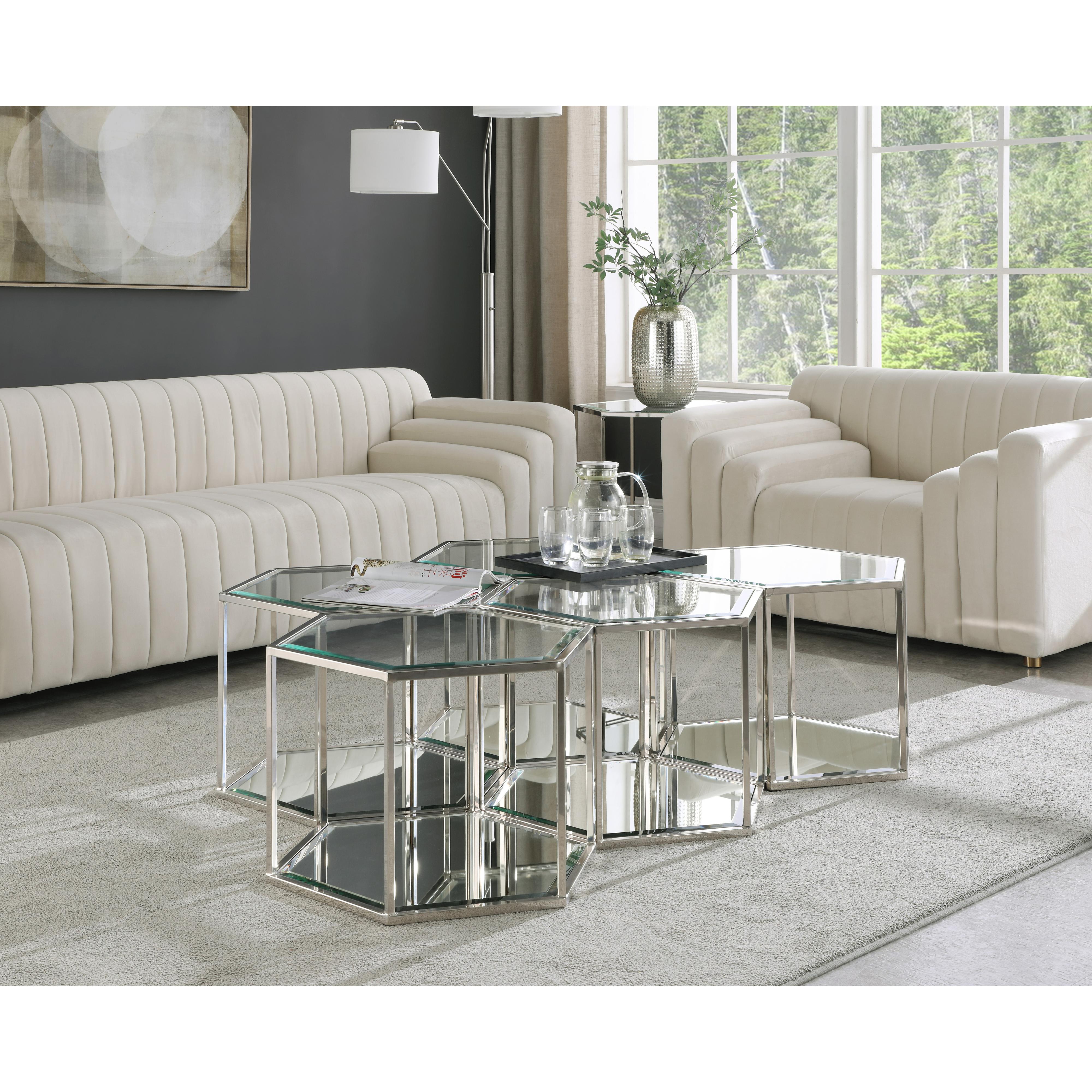 Meridian Sei Chrome Coffee Table