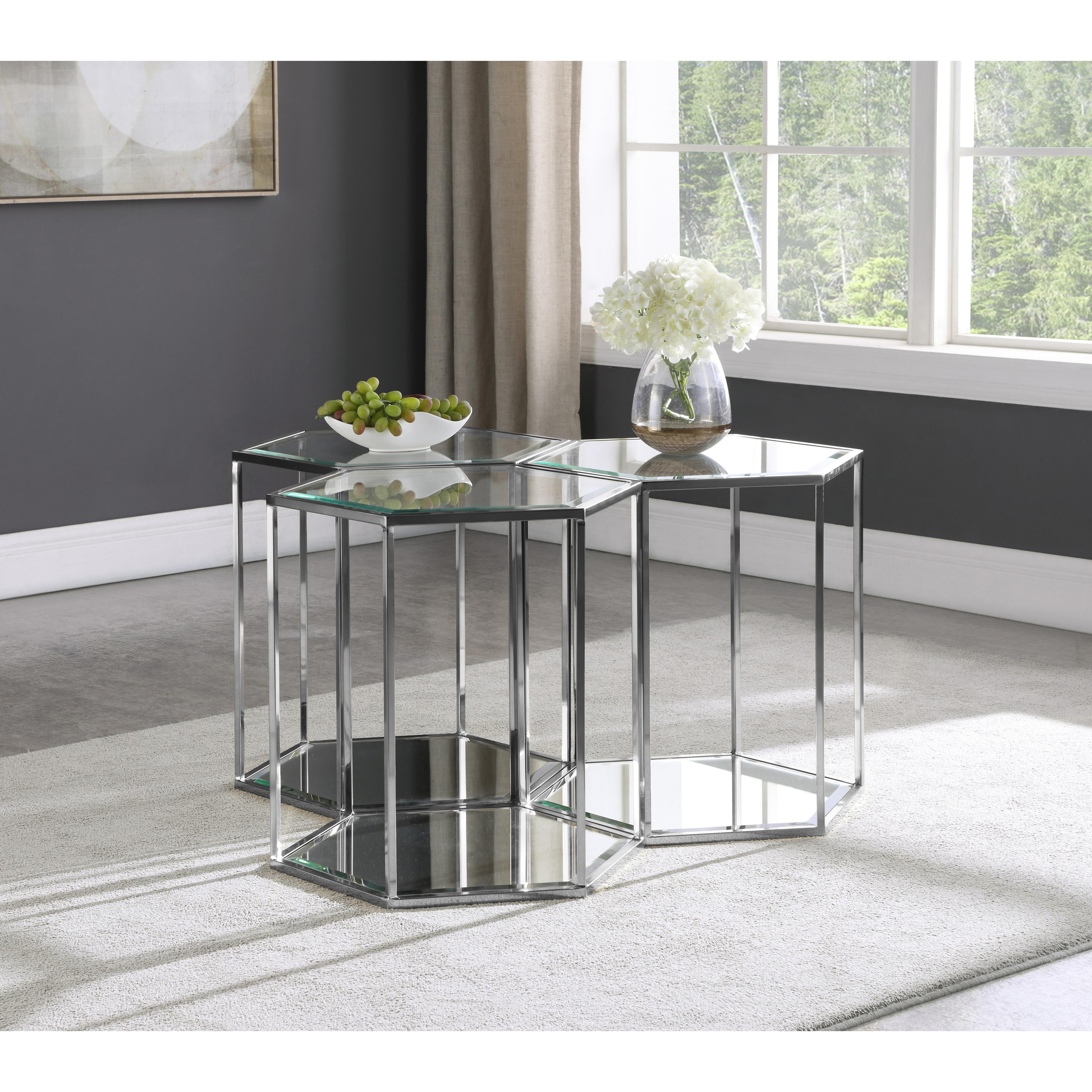 Meridian Sei Chrome End Table