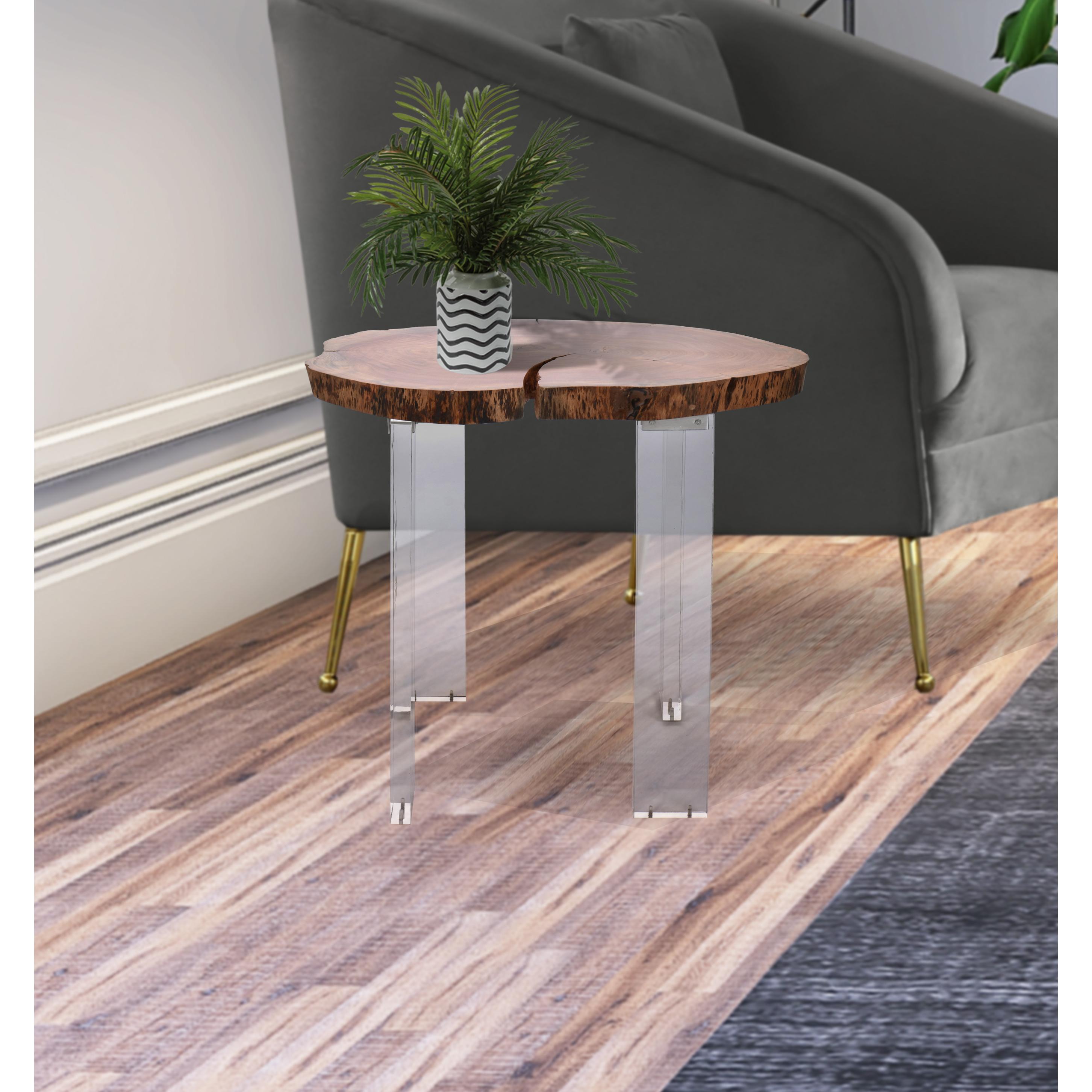 Meridian Woodland Natural Wood End Table