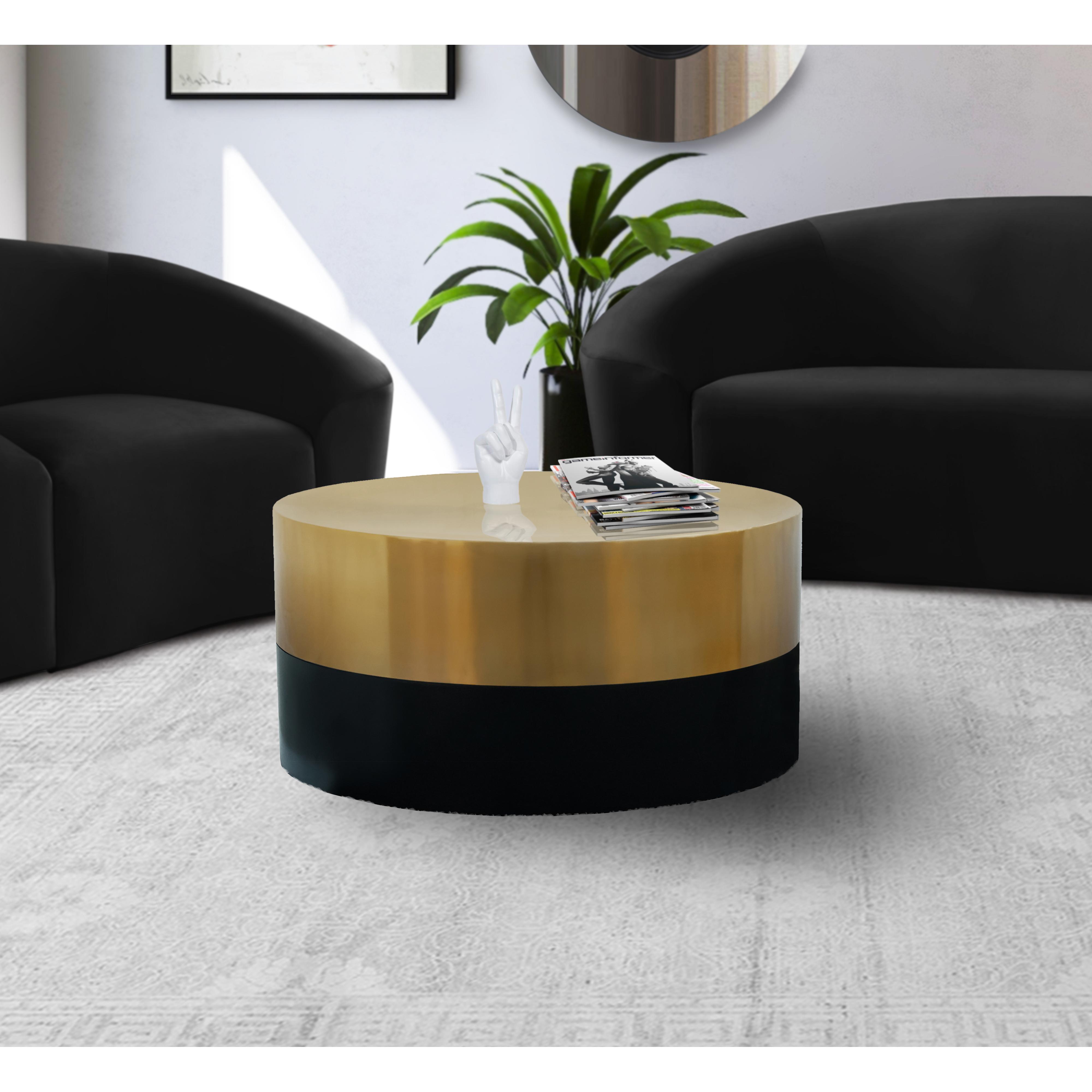 Meridian Sun Black / Gold Coffee Table