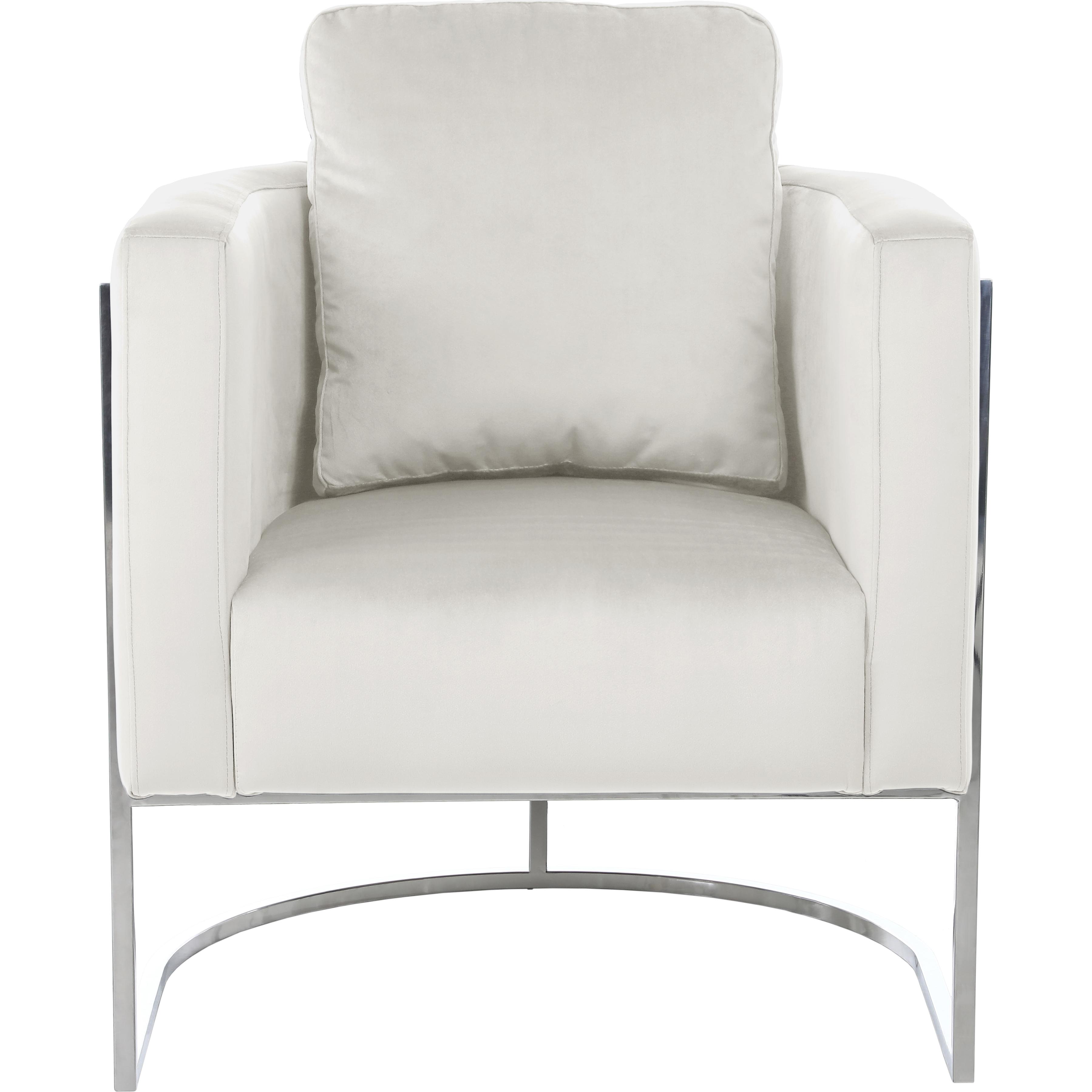 Meridian Casa Cream Velvet Chair