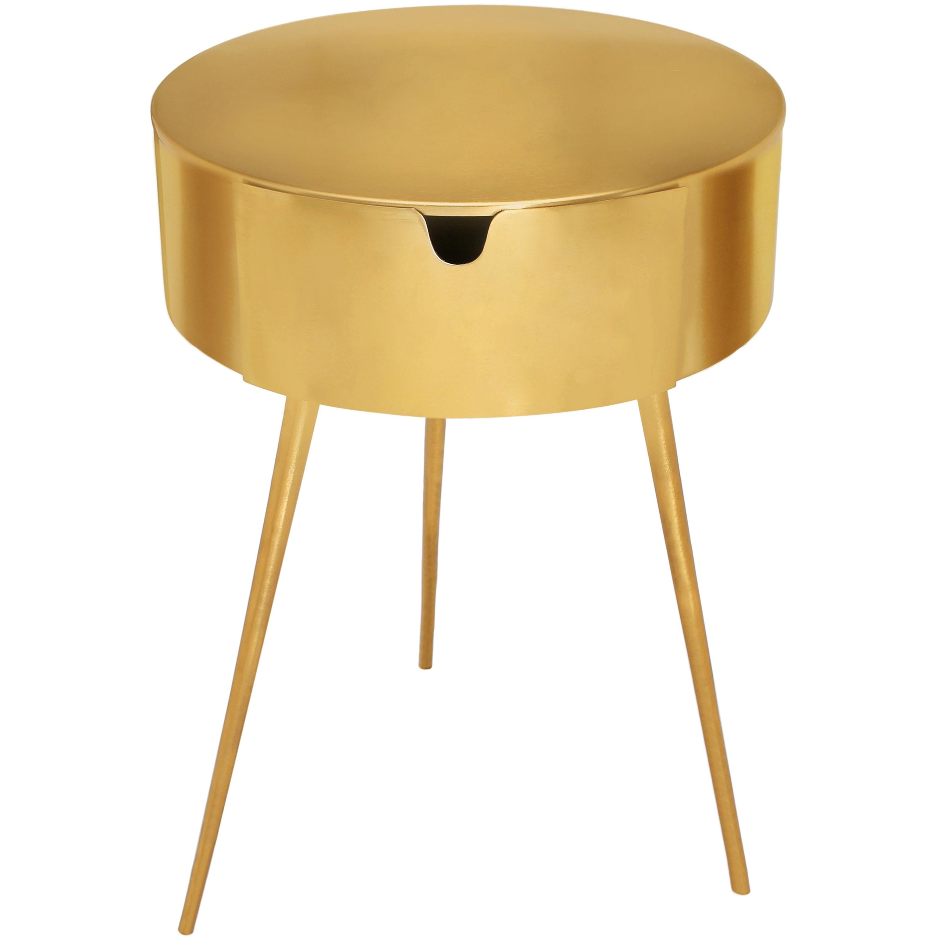 Meridian Bali Gold Night Stand