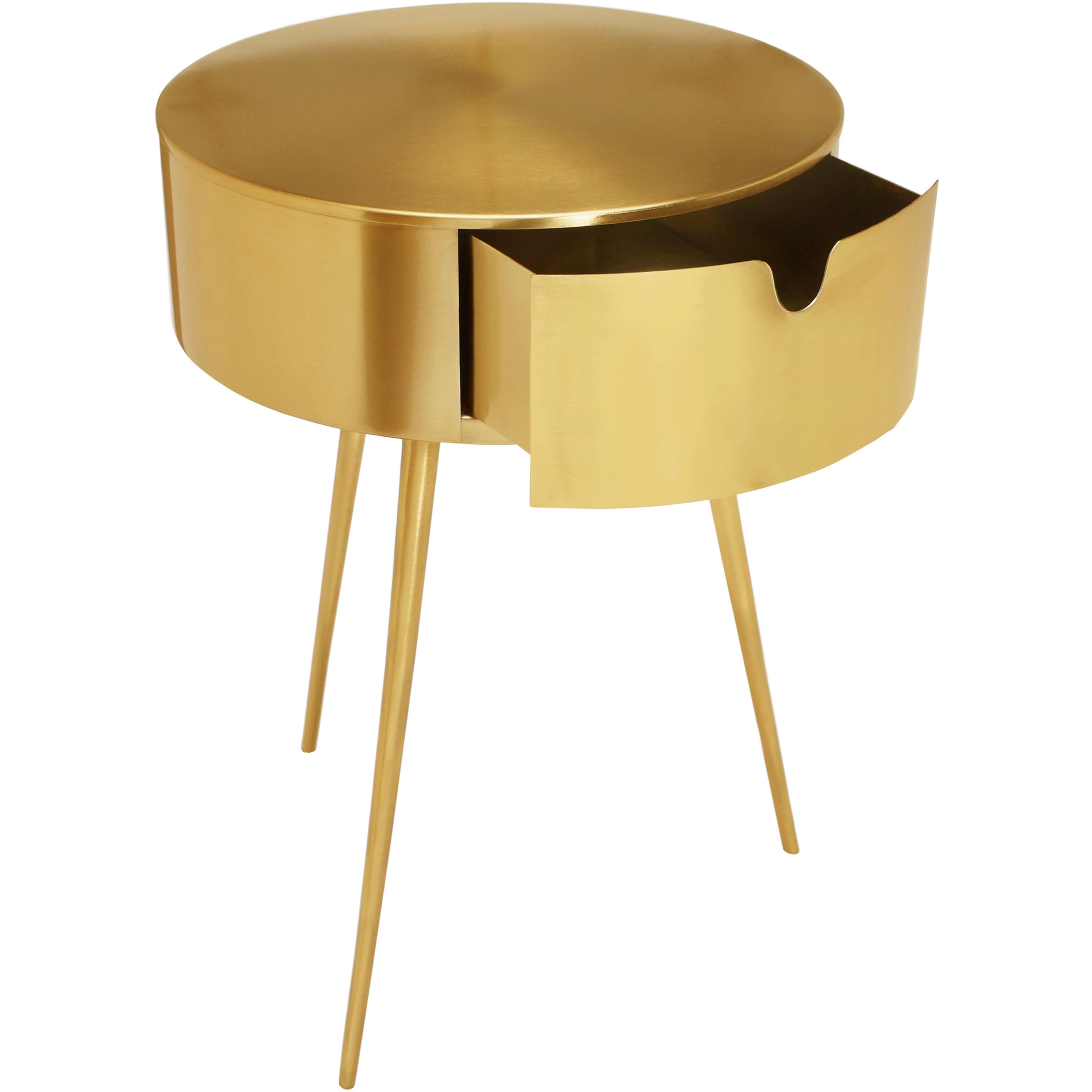 Meridian Bali Gold Night Stand