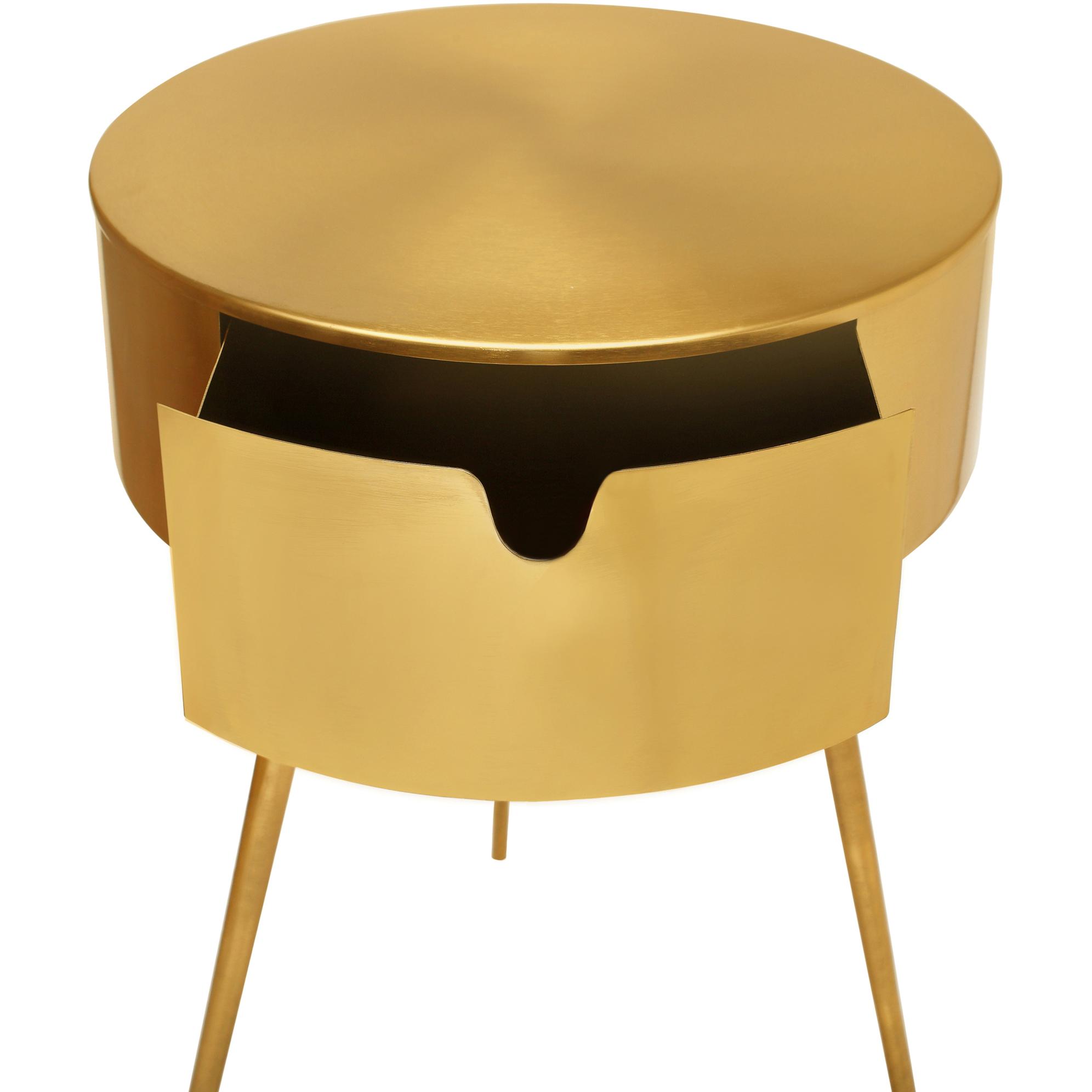 Meridian Bali Gold Night Stand