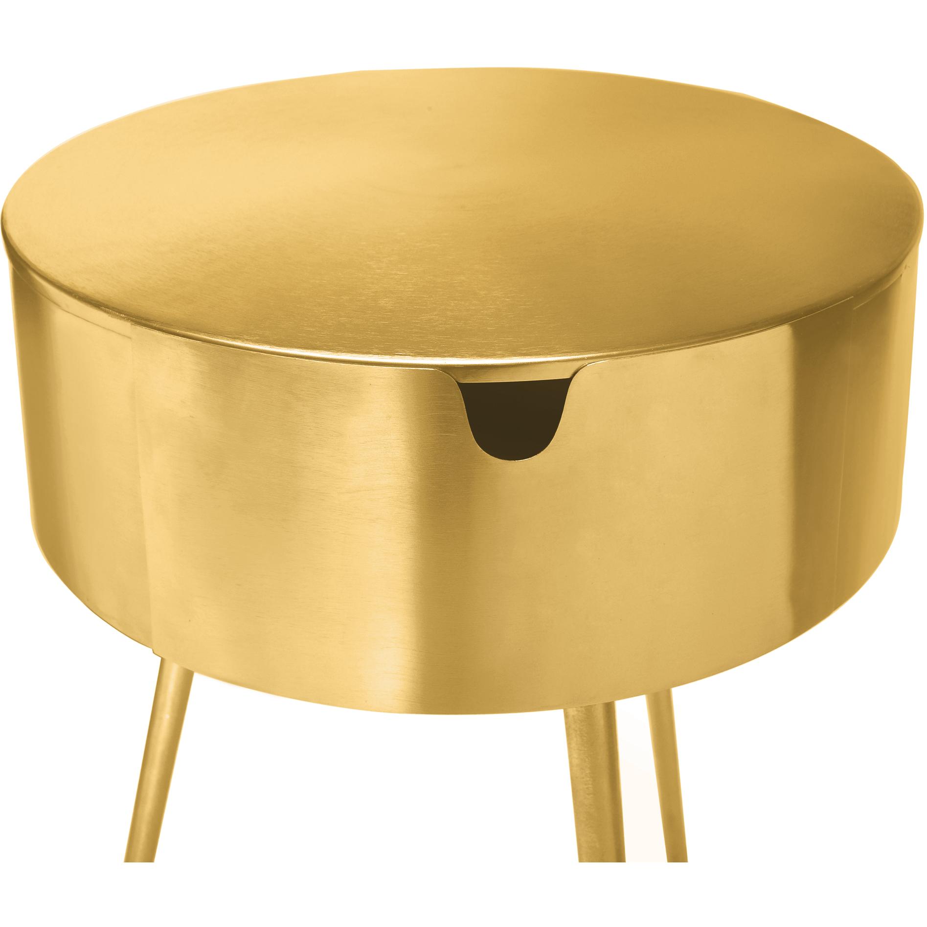 Meridian Bali Gold Night Stand