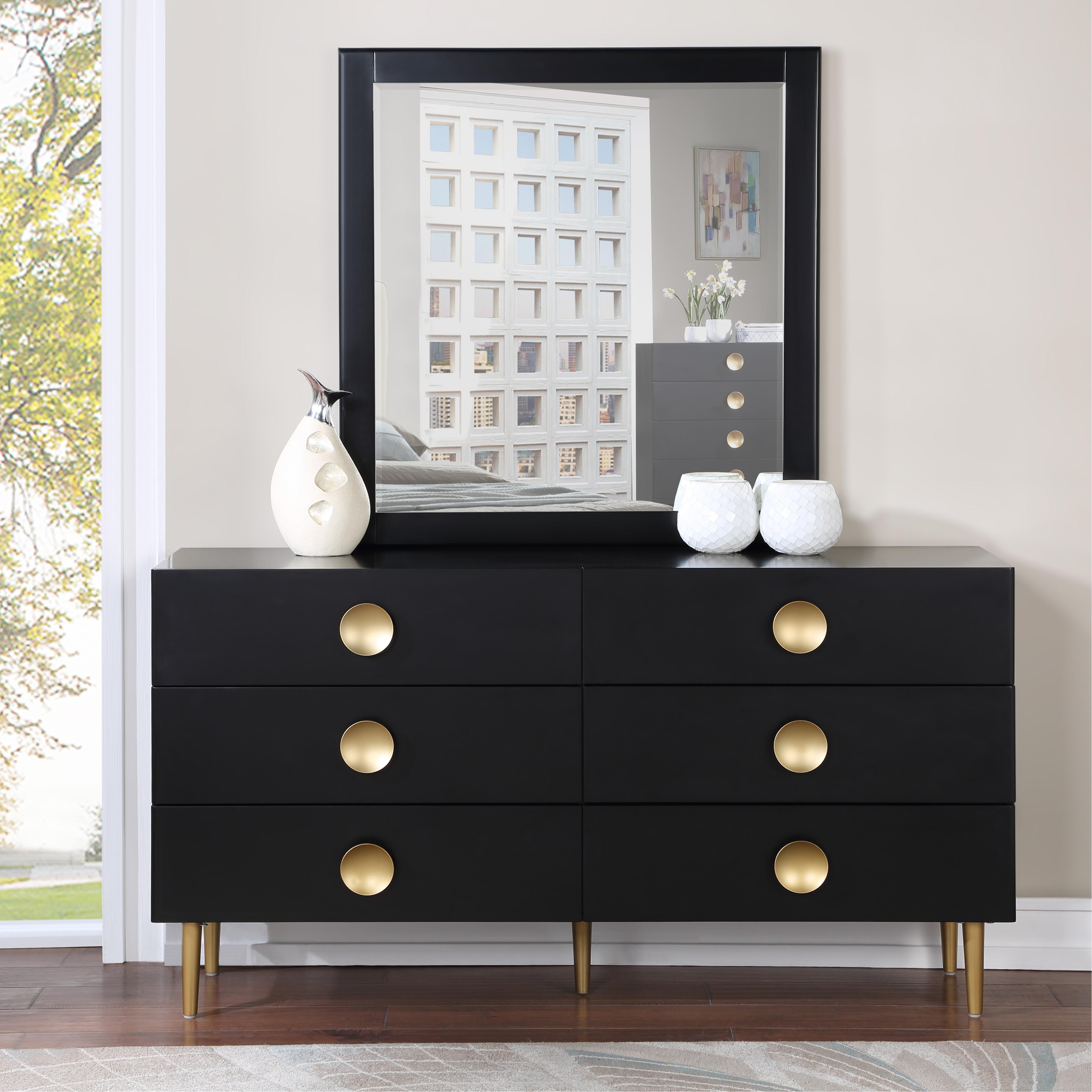 Meridian Zayne Black Dresser