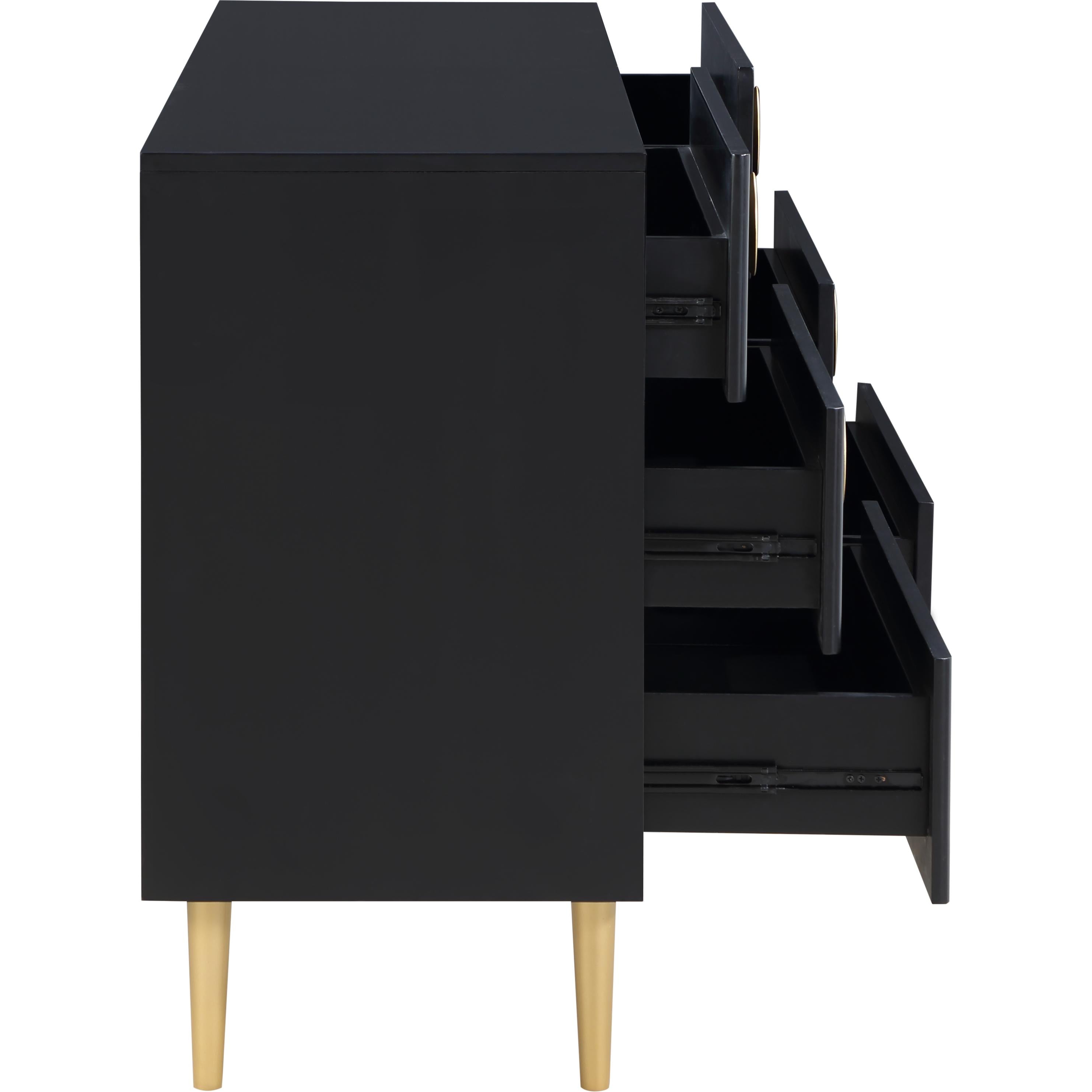 Meridian Zayne Black Dresser