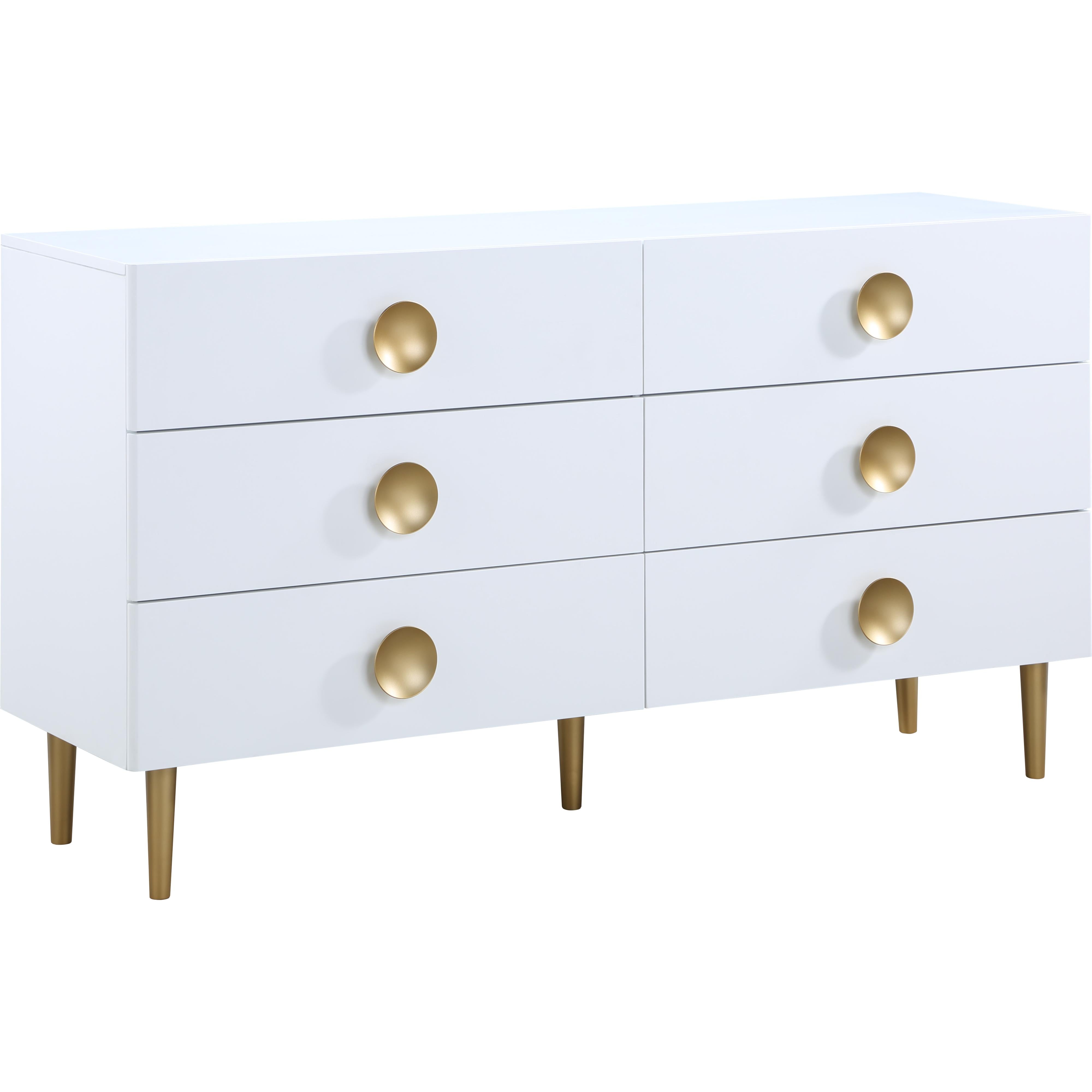 Meridian Zayne White Dresser