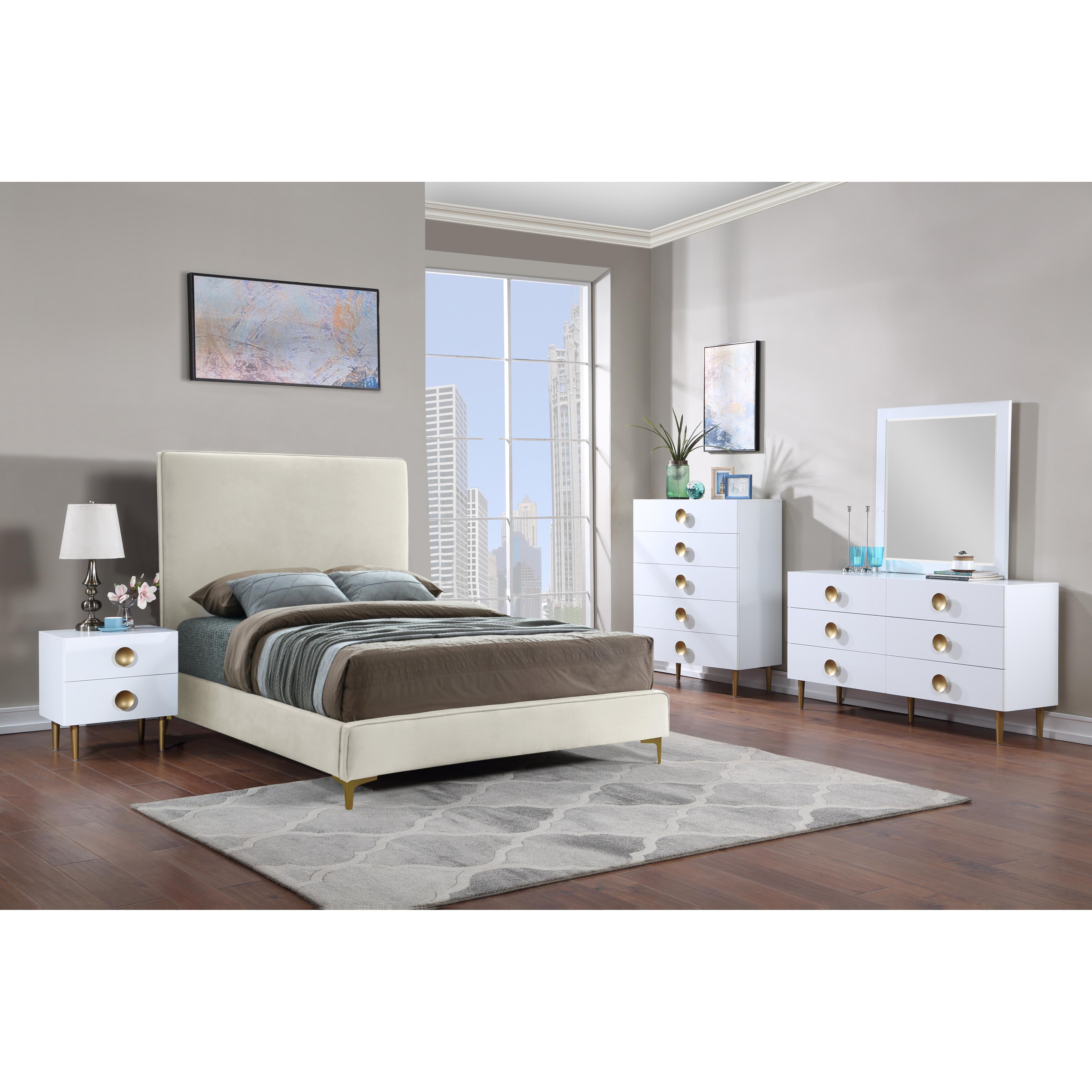 Meridian Zayne White Dresser