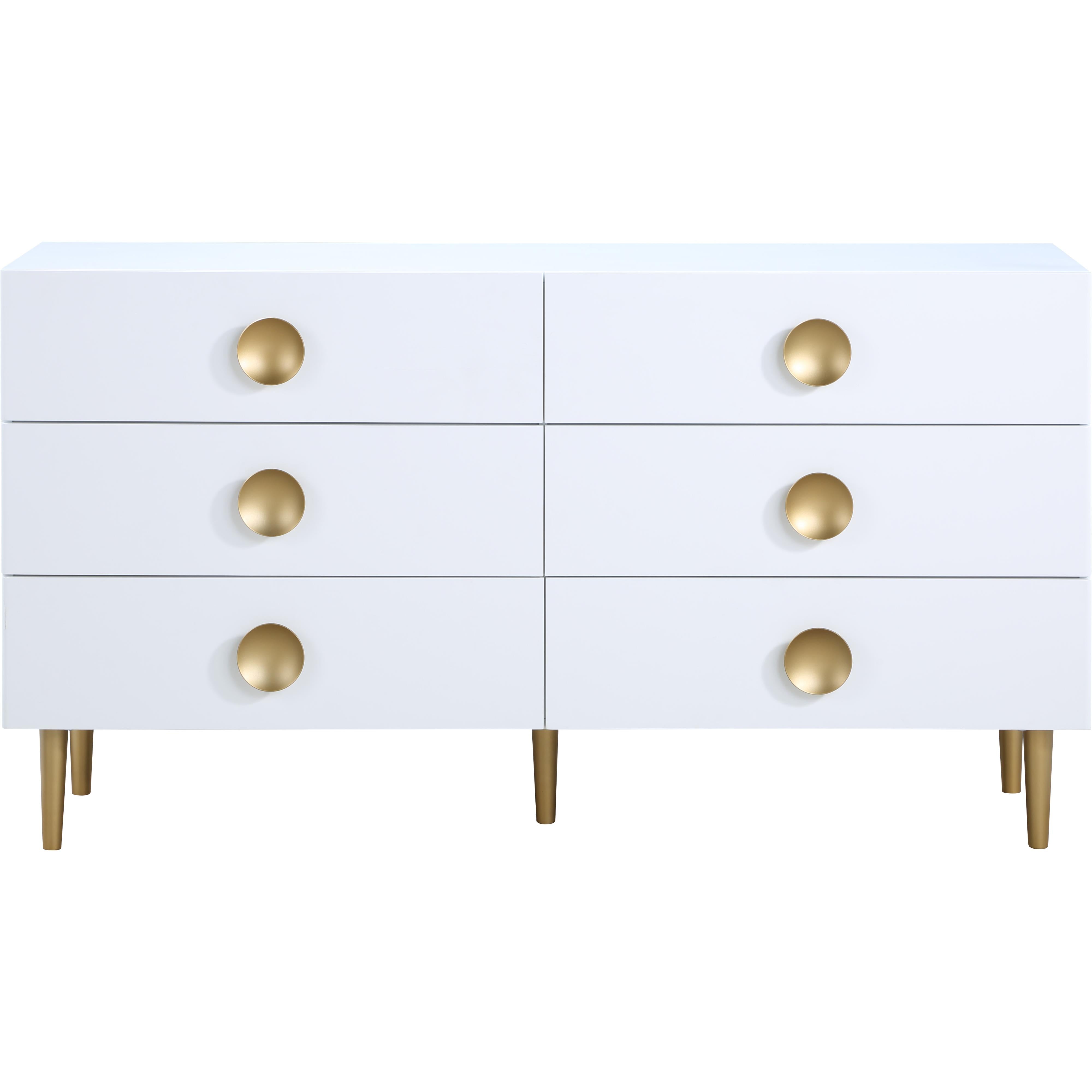 Meridian Zayne White Dresser