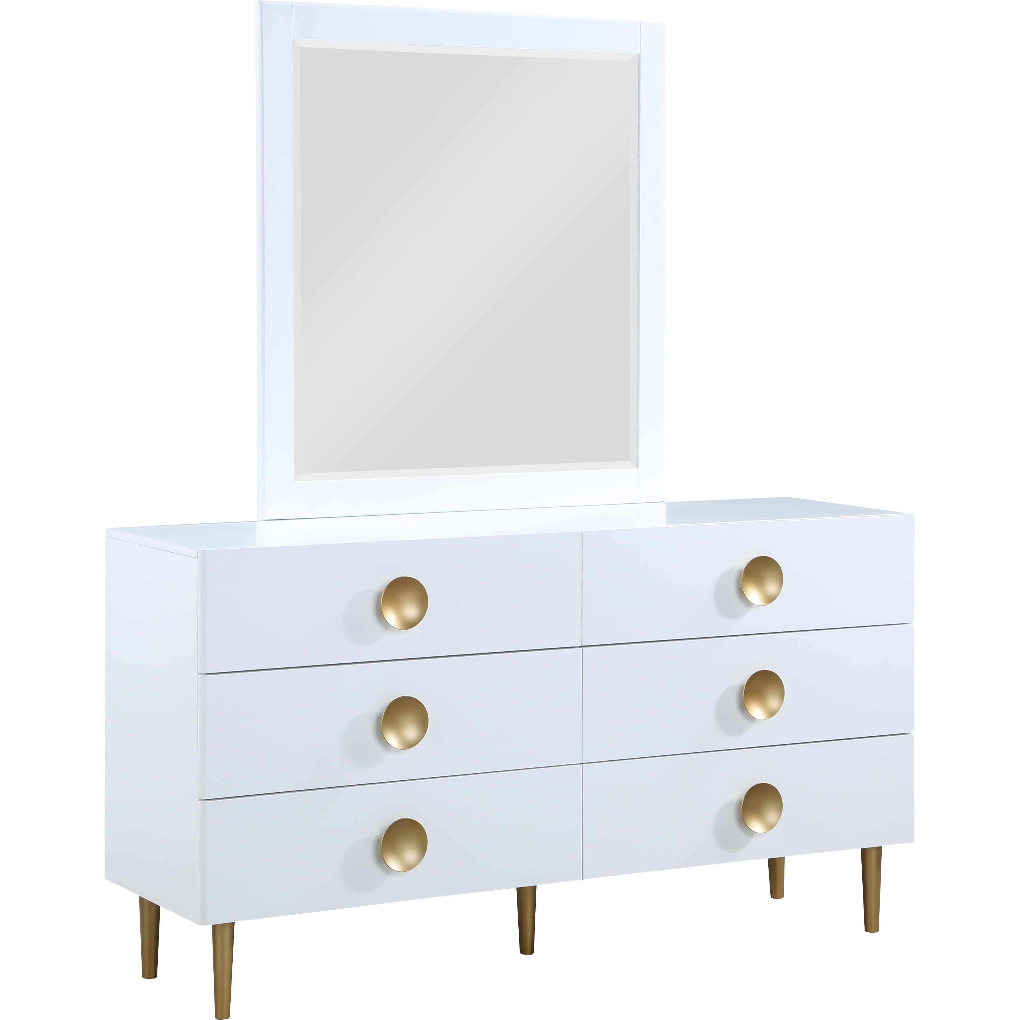 Meridian Zayne White Dresser