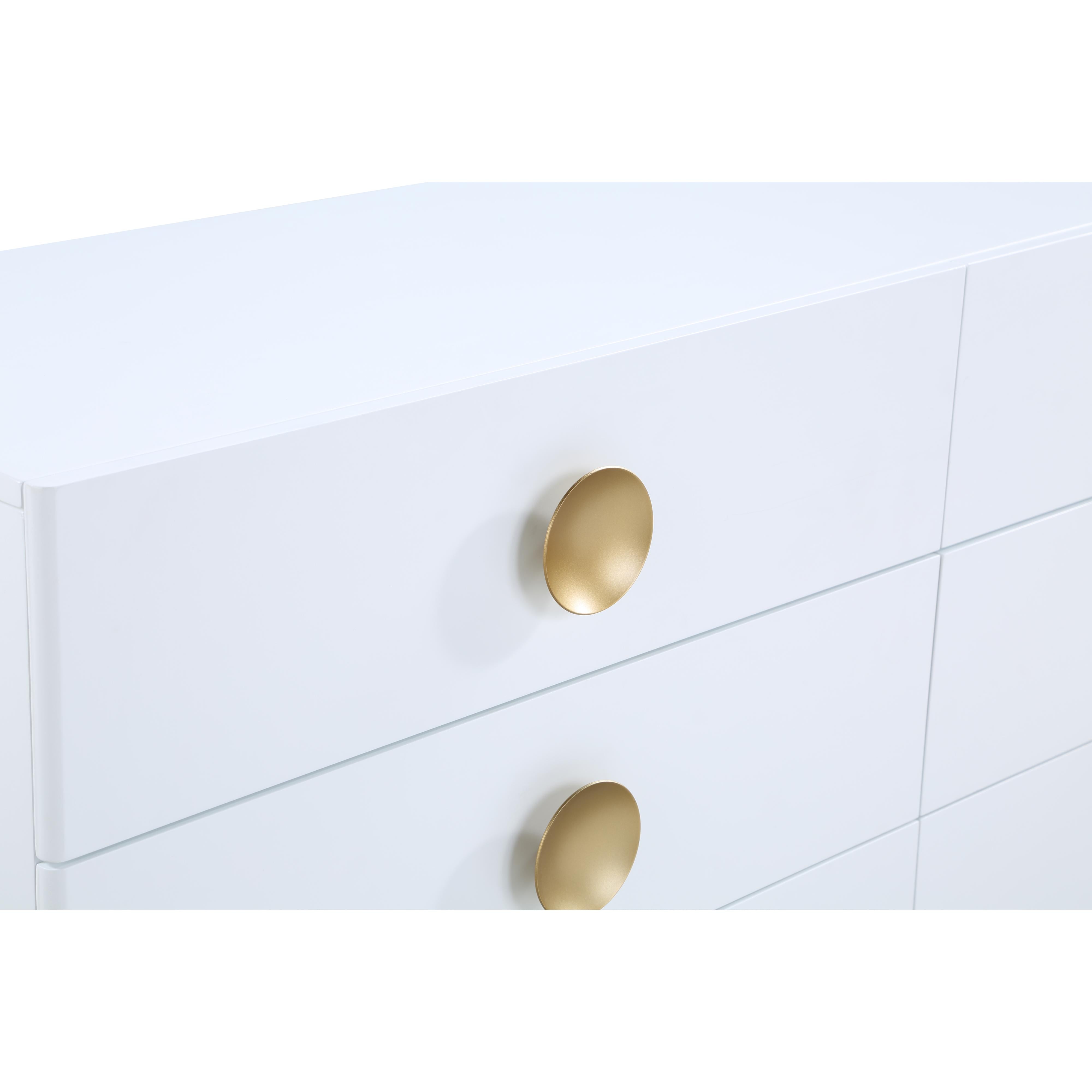 Meridian Zayne White Dresser