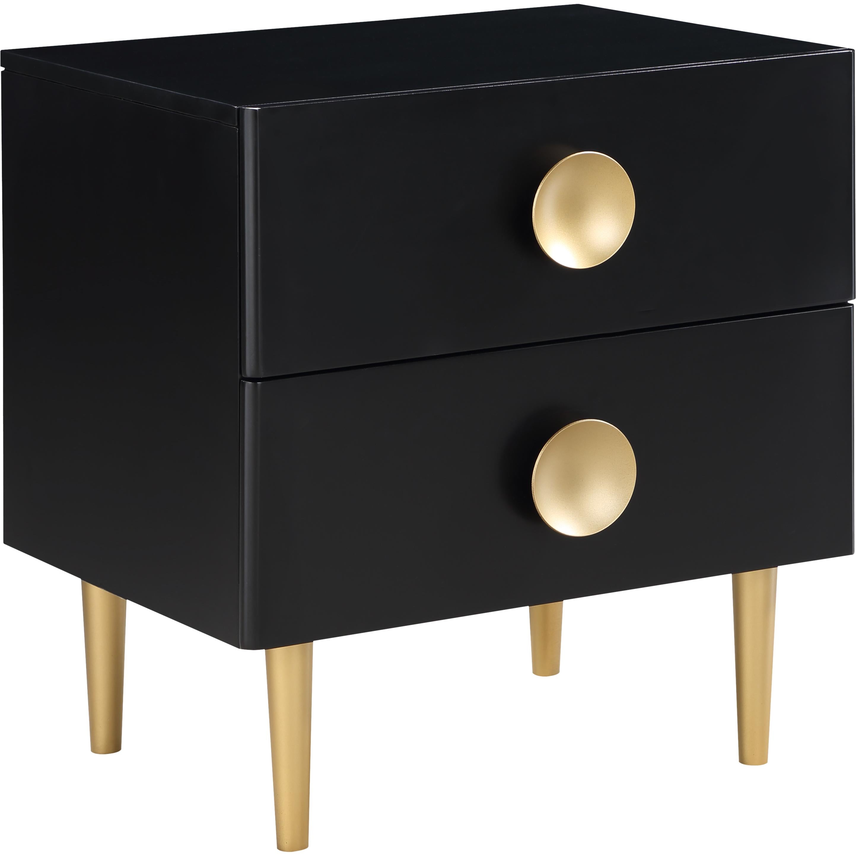 Meridian Zayne Black Night Stand