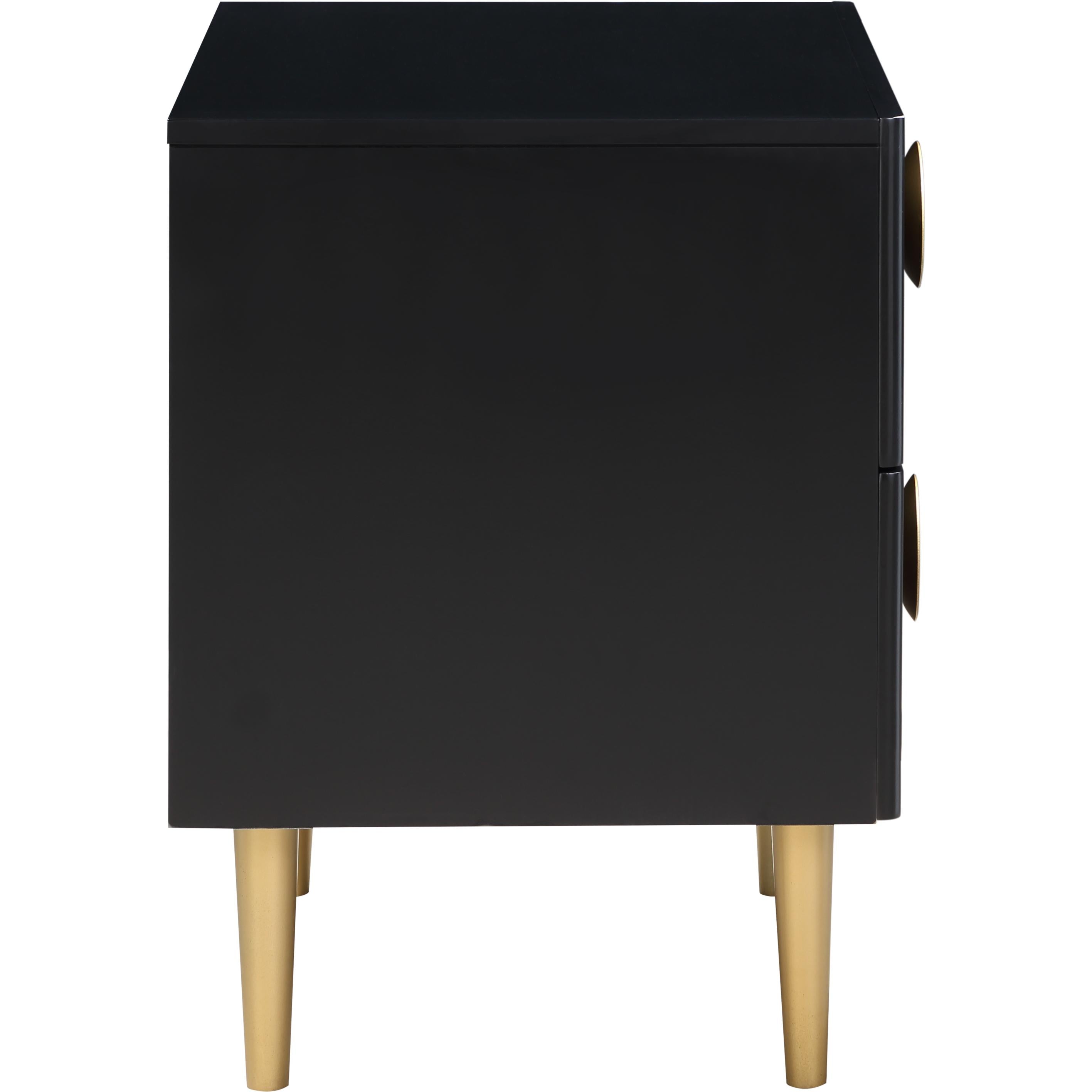 Meridian Zayne Black Night Stand