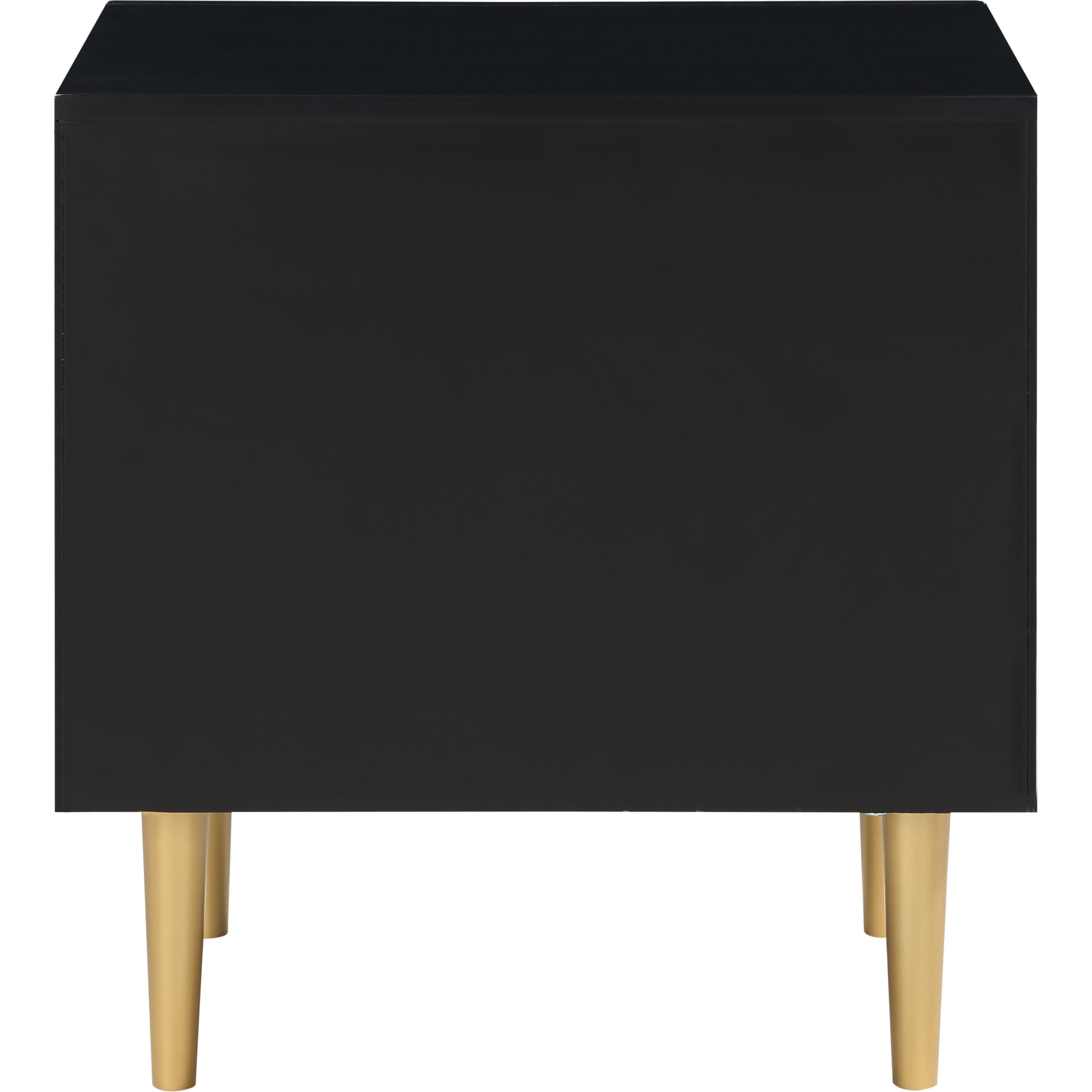 Meridian Zayne Black Night Stand