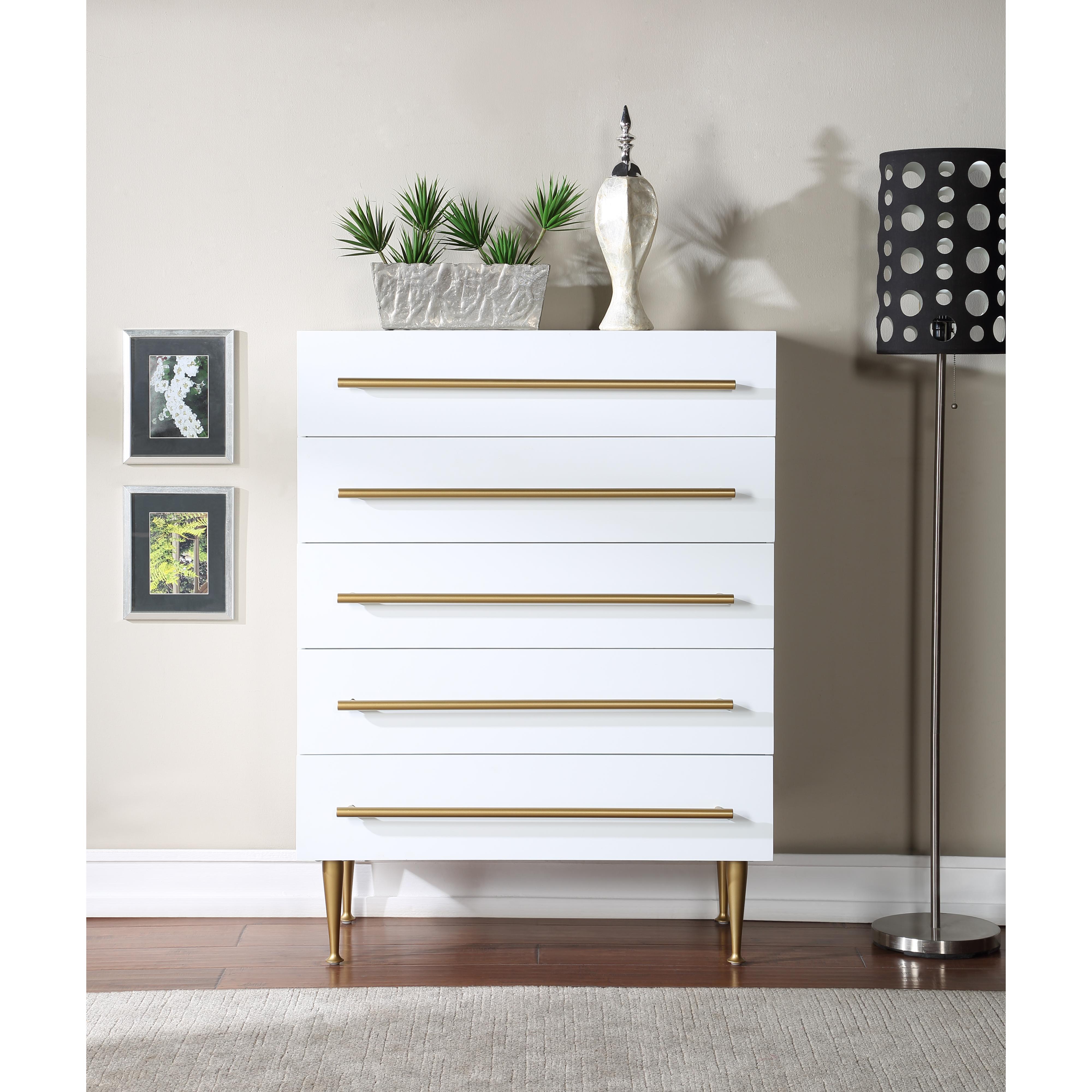 Meridian Marisol White Chest