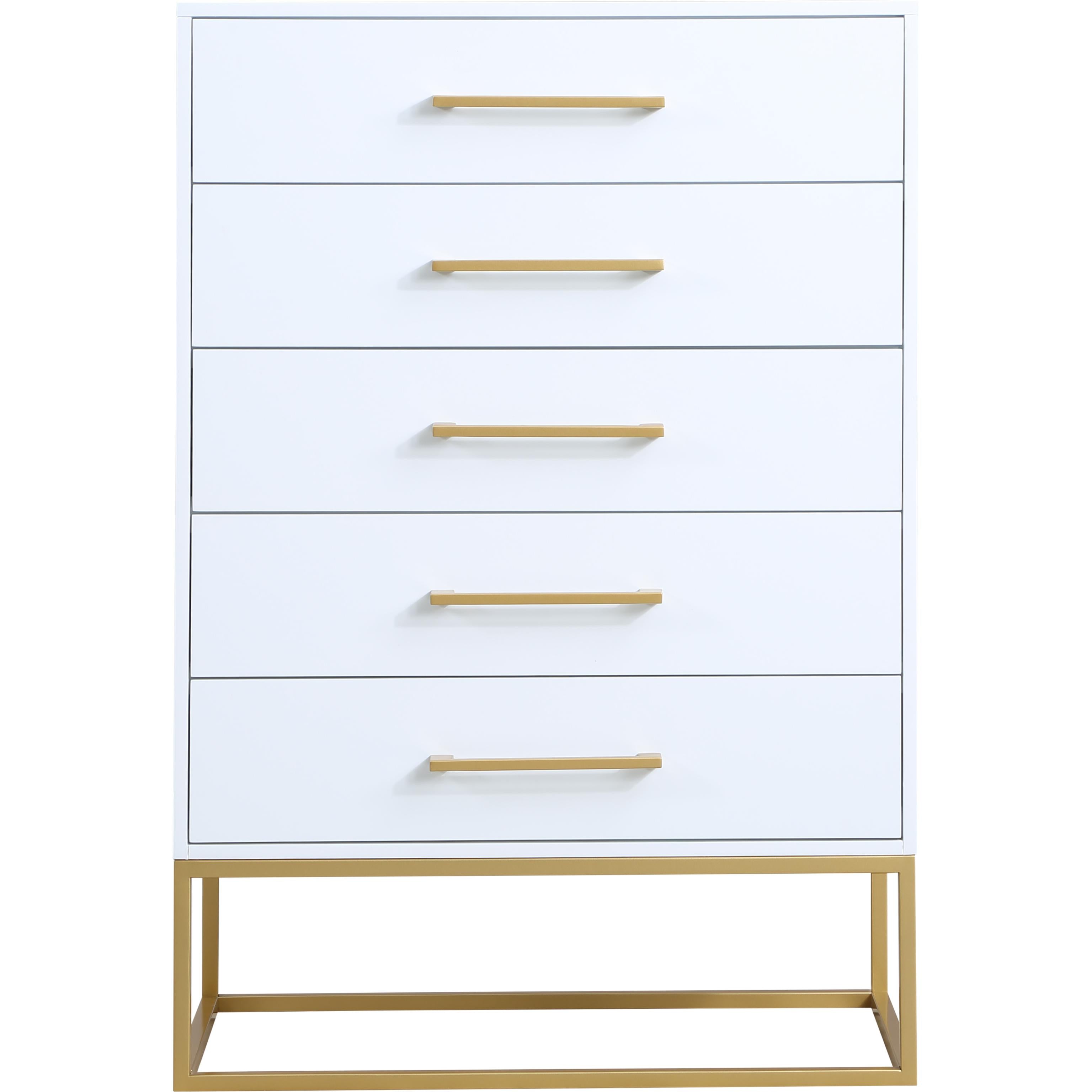 Meridian Maxine White Chest