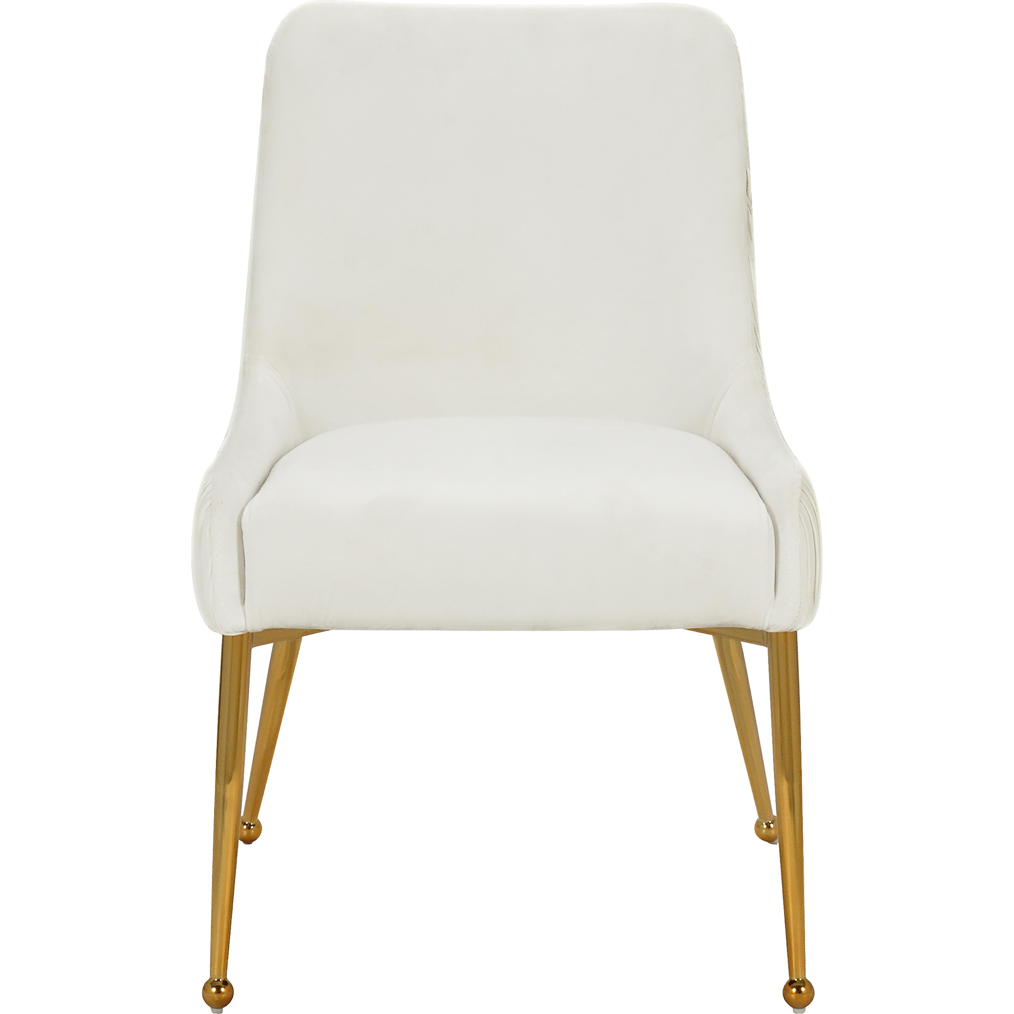 Meridian Ace Cream Velvet Dining Chair