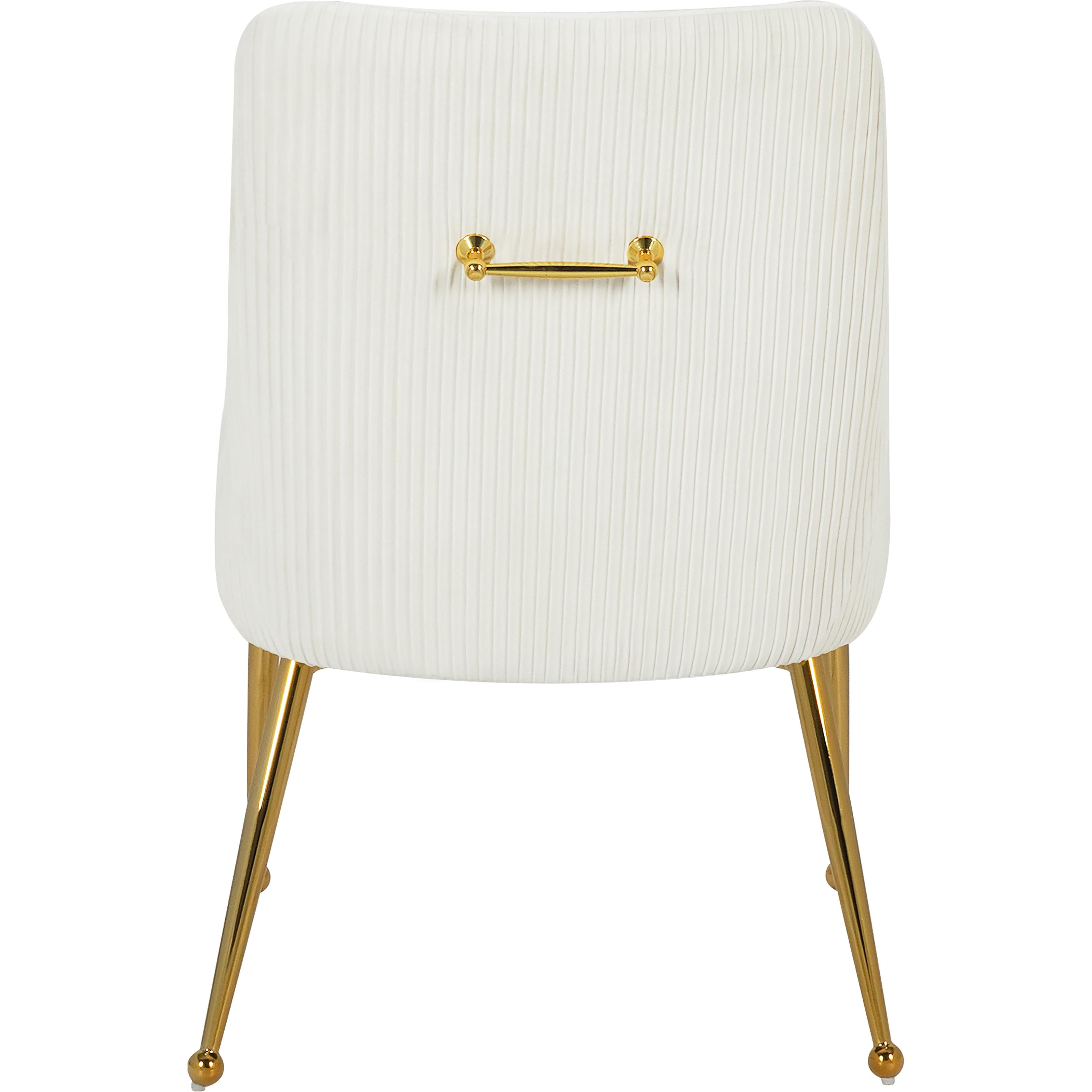 Meridian Ace Cream Velvet Dining Chair