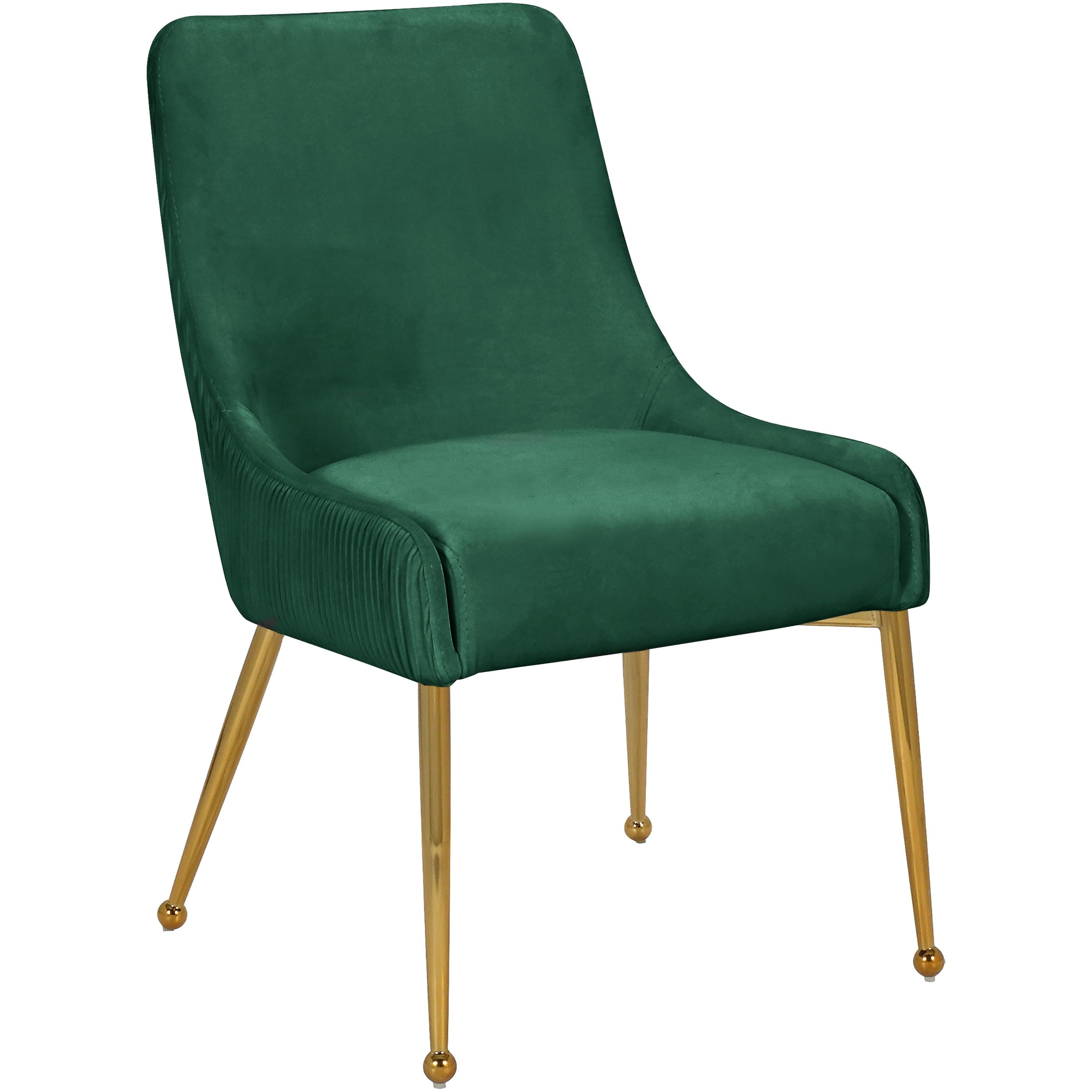 Meridian Ace Green Velvet Dining Chair