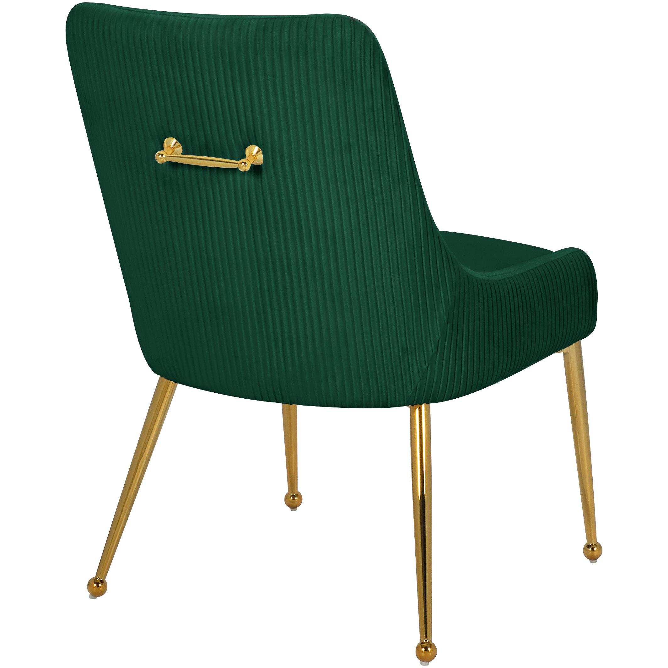 Meridian Ace Green Velvet Dining Chair