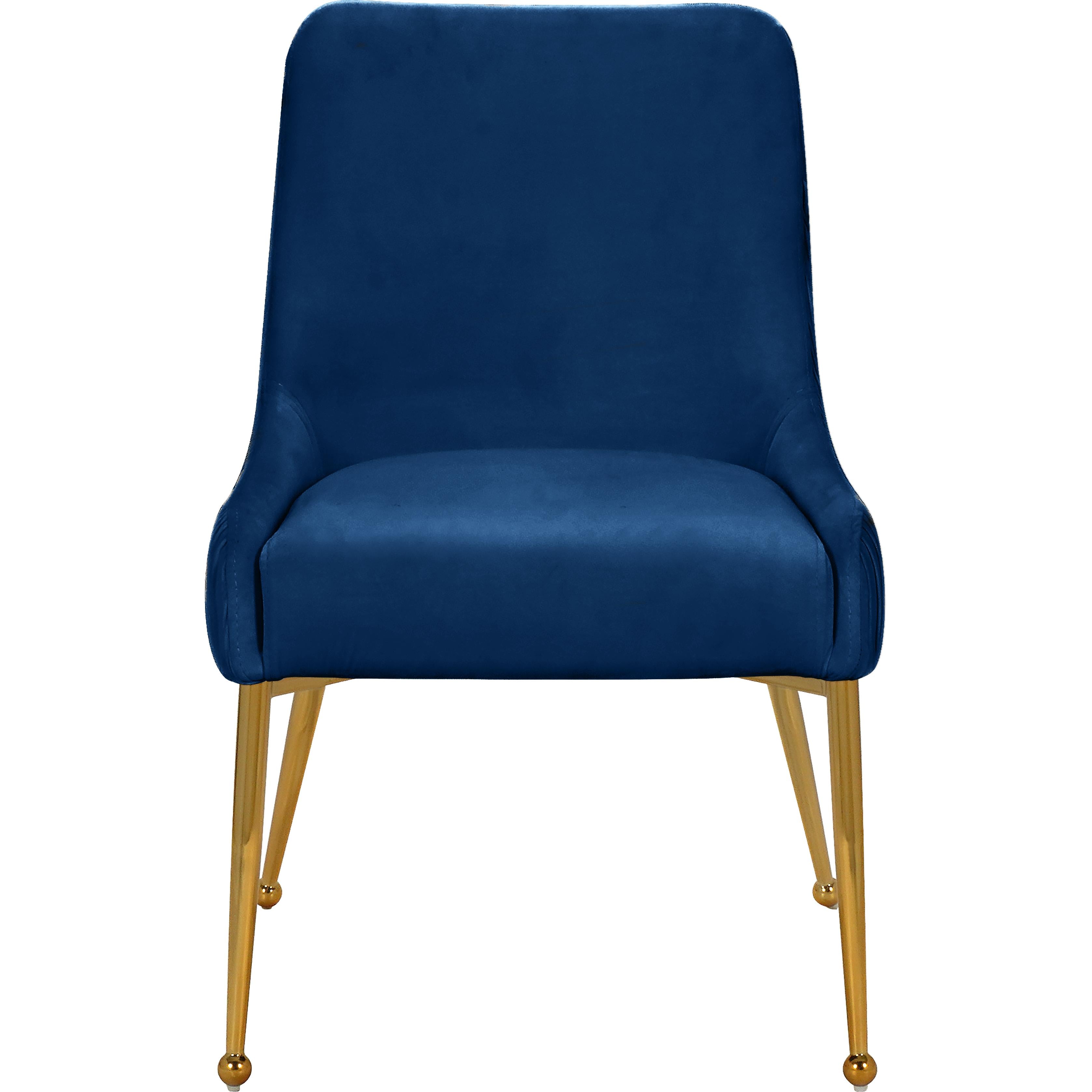 Meridian Ace Navy Velvet Dining Chair