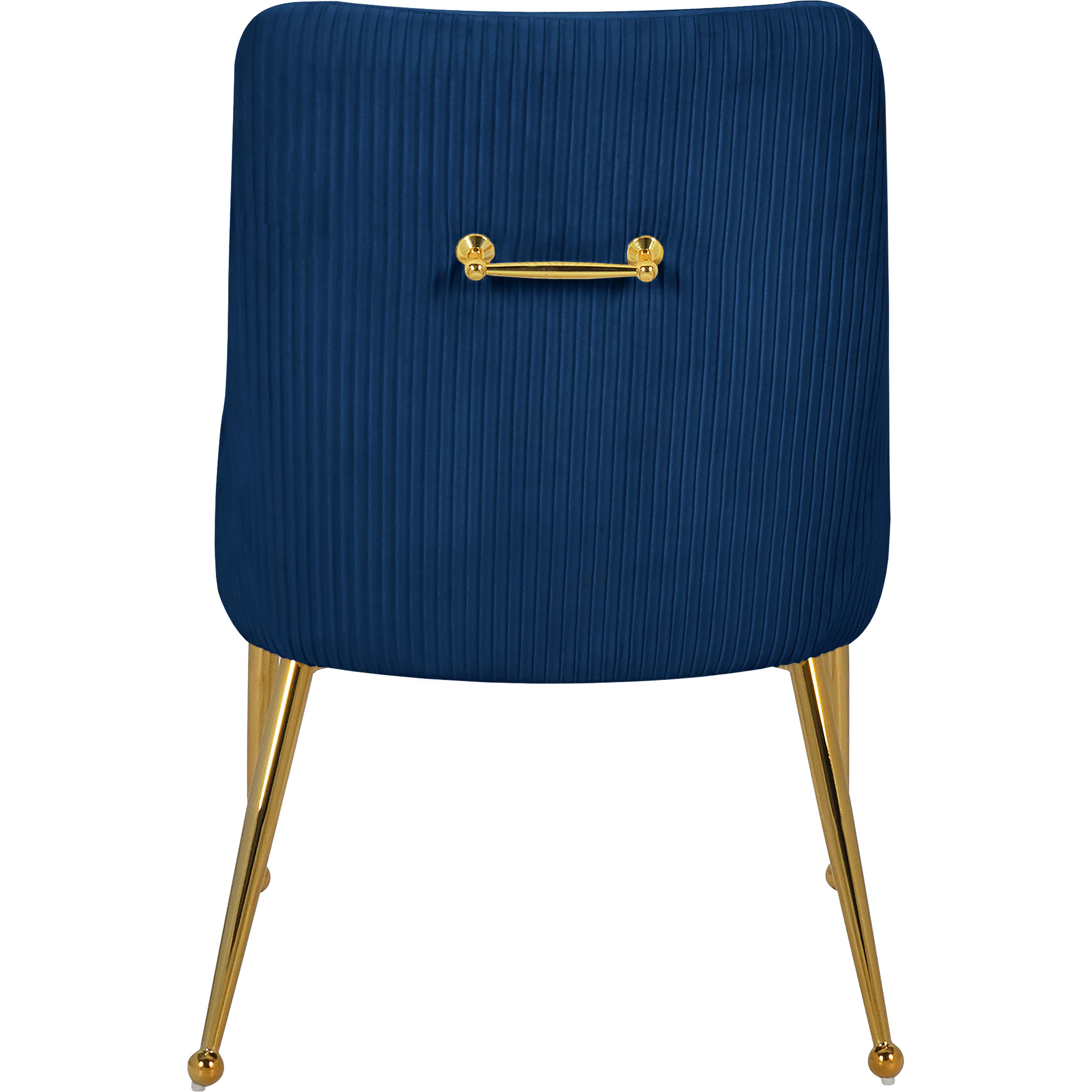 Meridian Ace Navy Velvet Dining Chair