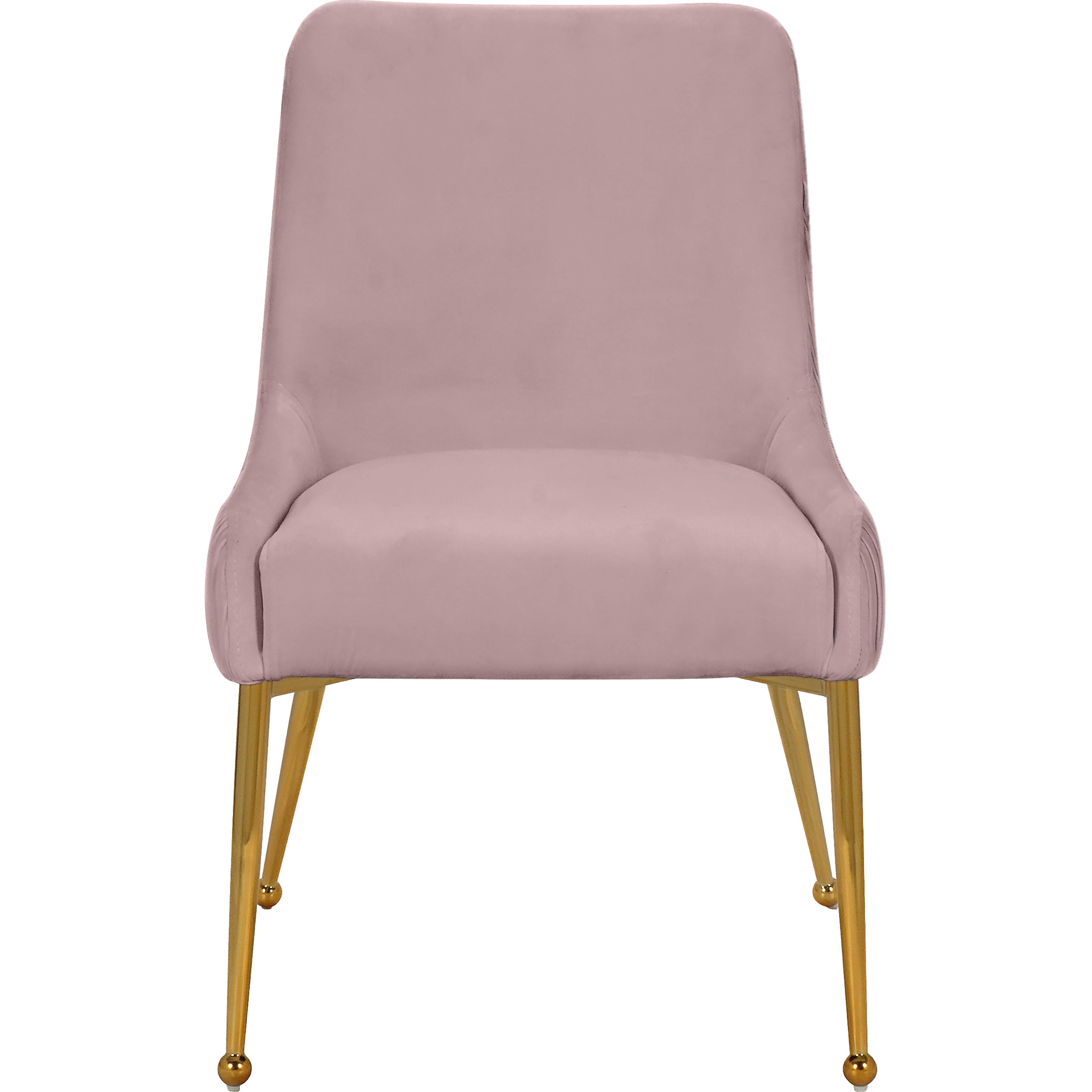 Meridian Ace Pink Velvet Dining Chair