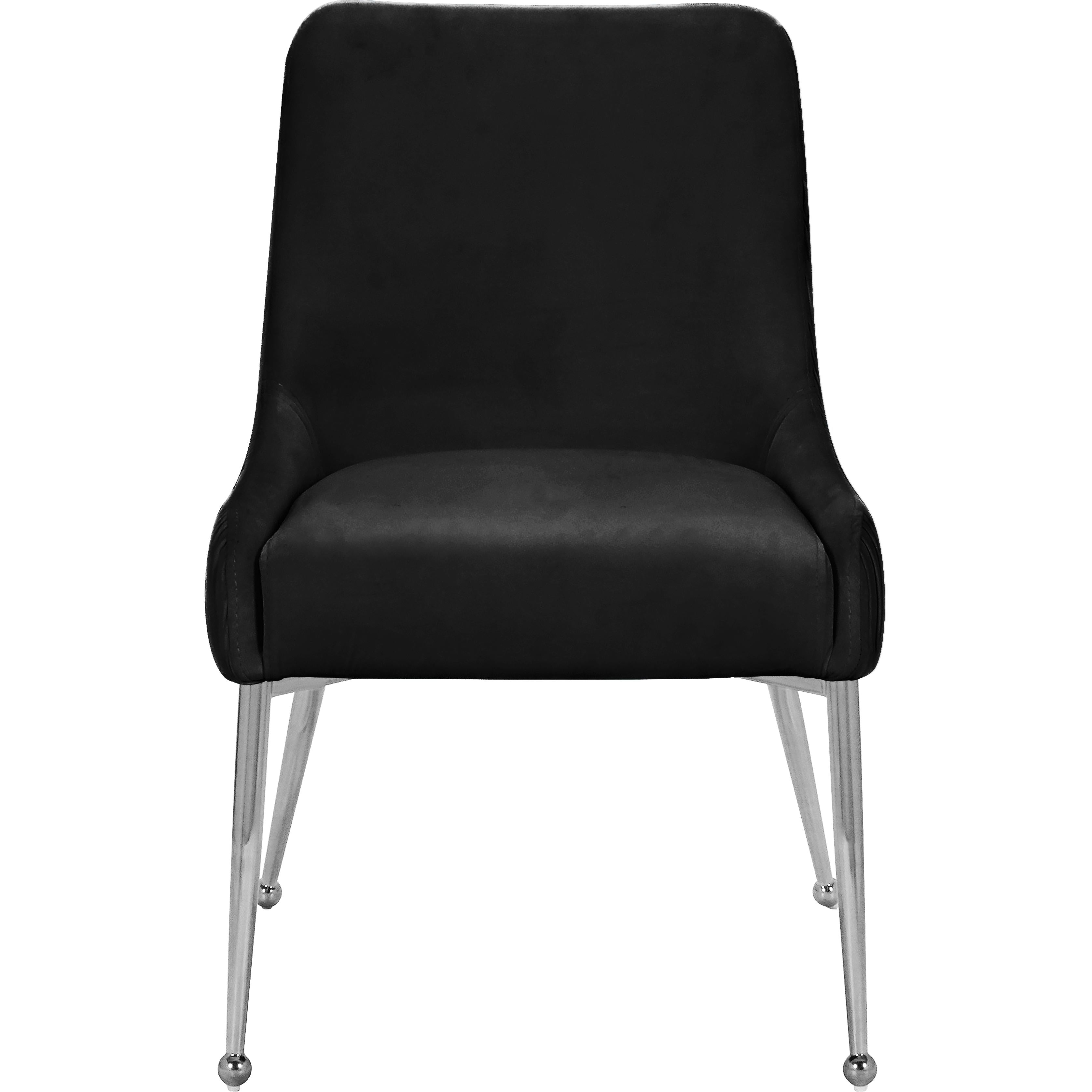 Meridian Ace Black Velvet Dining Chair