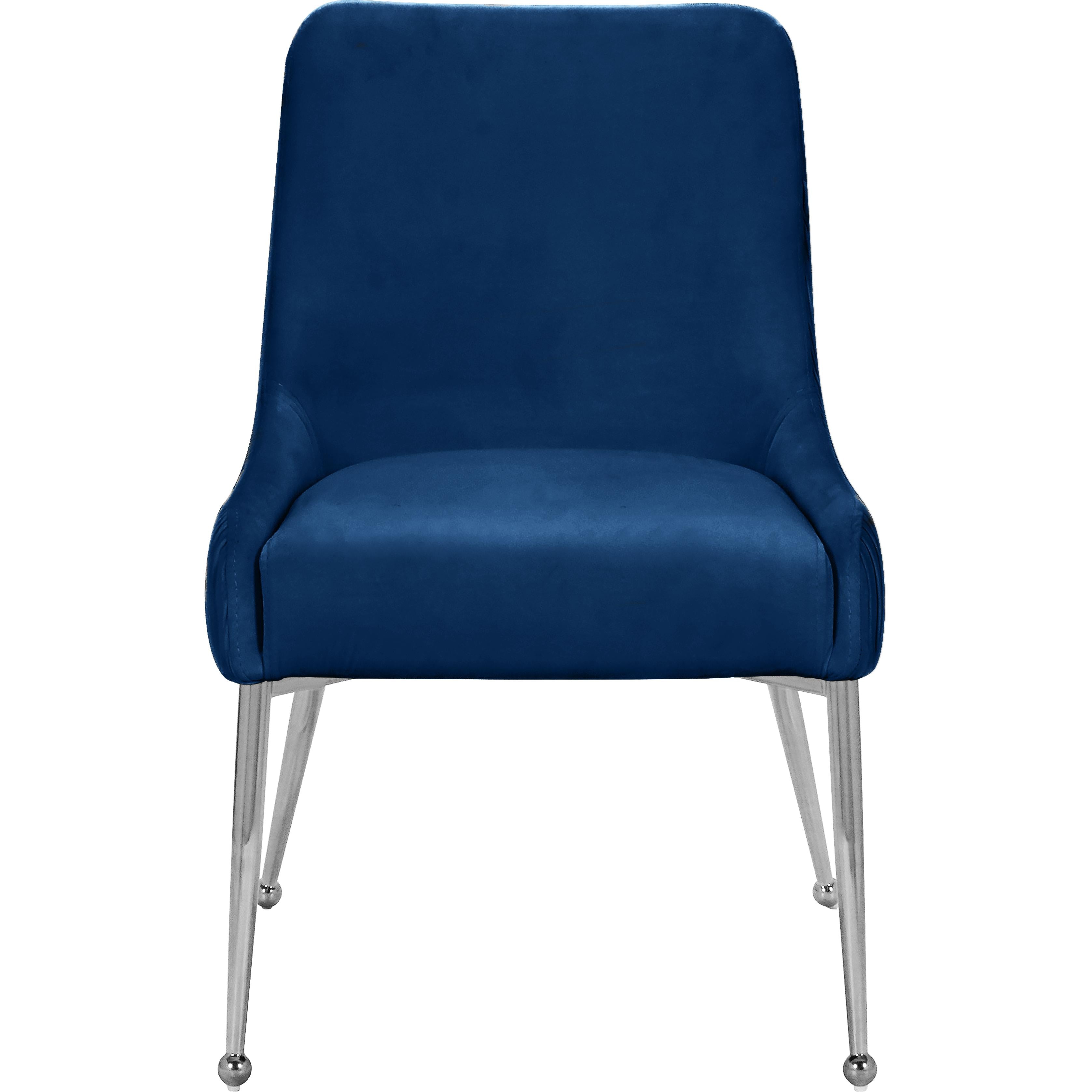 Meridian Ace Navy Velvet Dining Chair