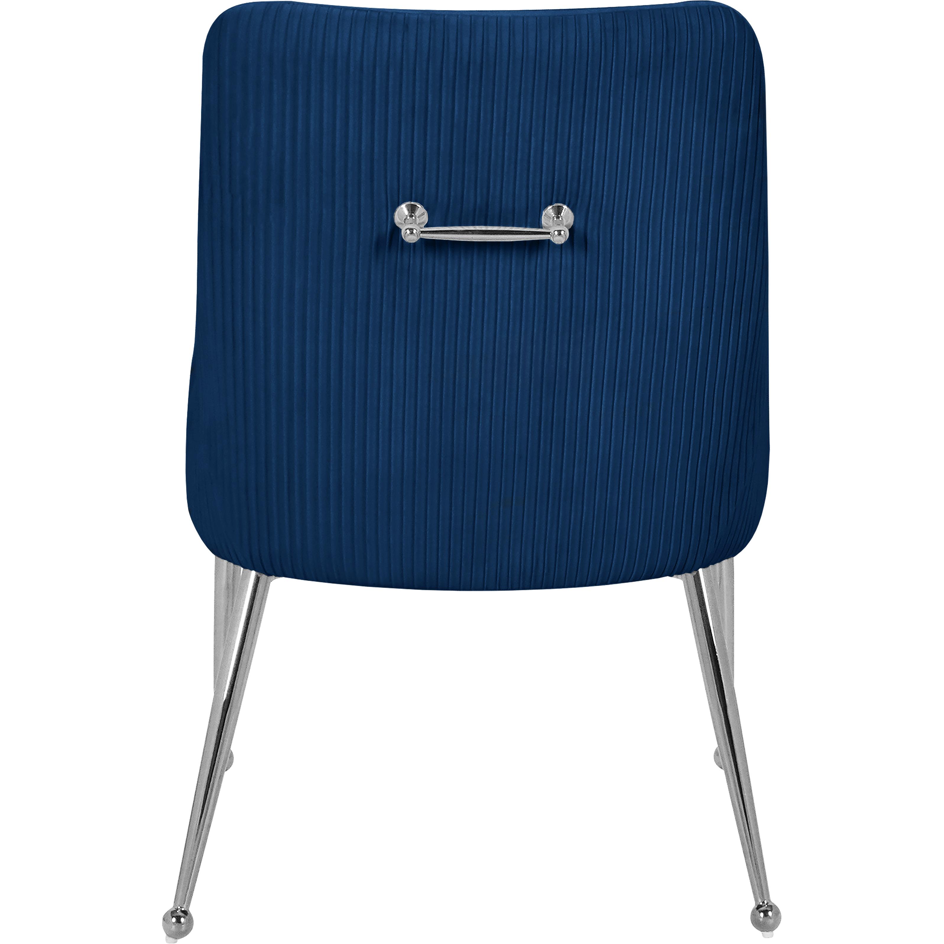 Meridian Ace Navy Velvet Dining Chair