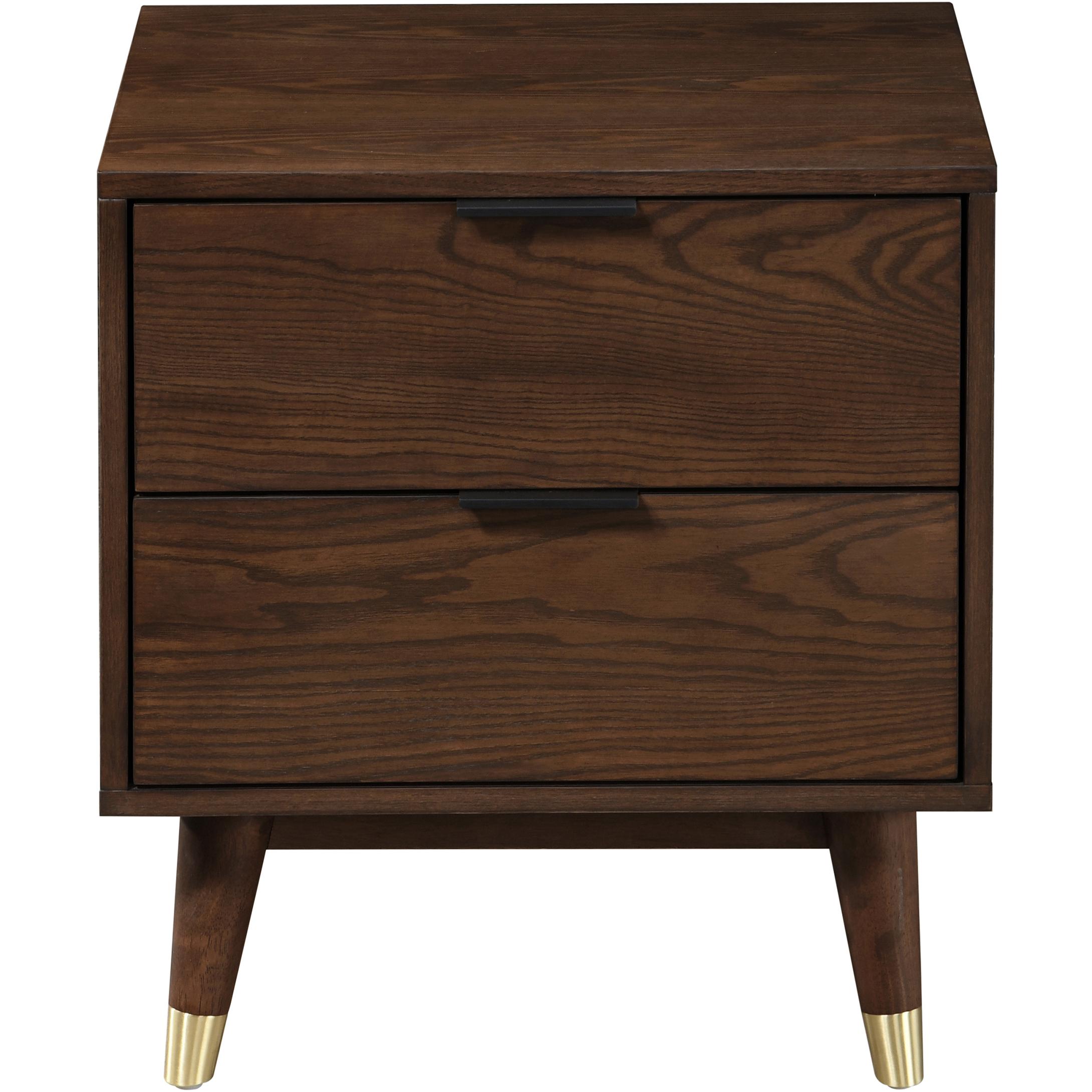 Meridian Vance Walnut Night Stand