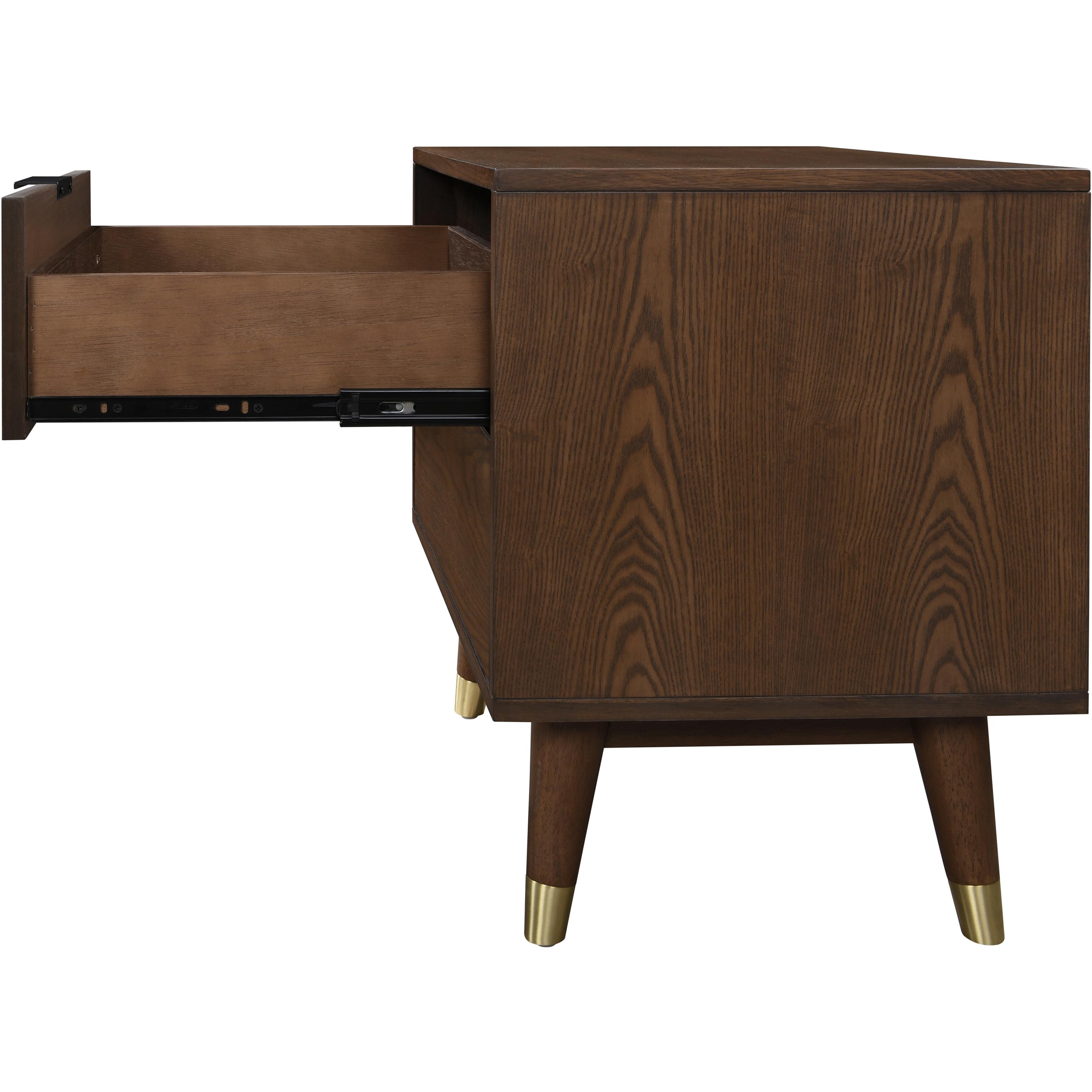 Meridian Vance Walnut Night Stand