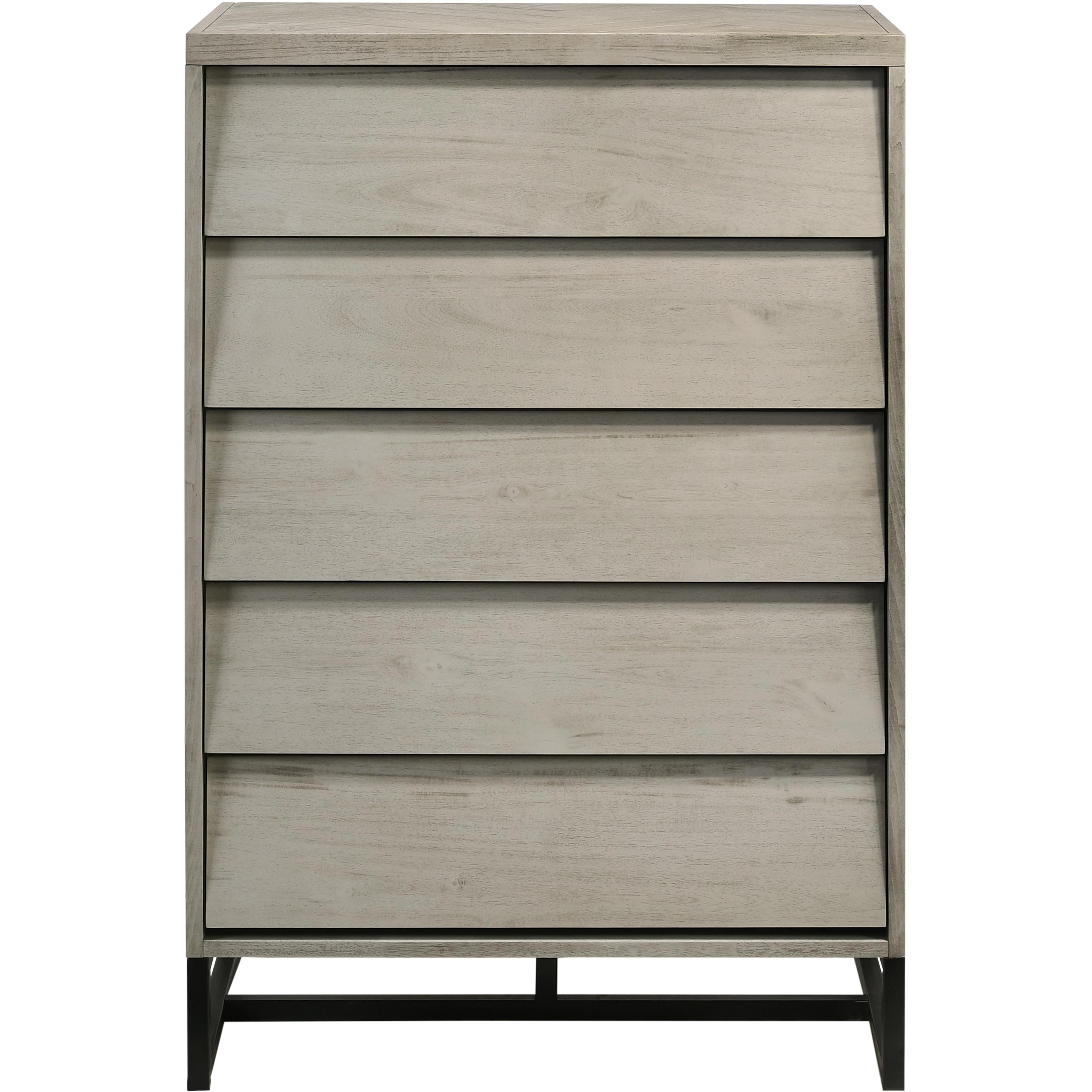 Meridian Weston Grey Stone Chest