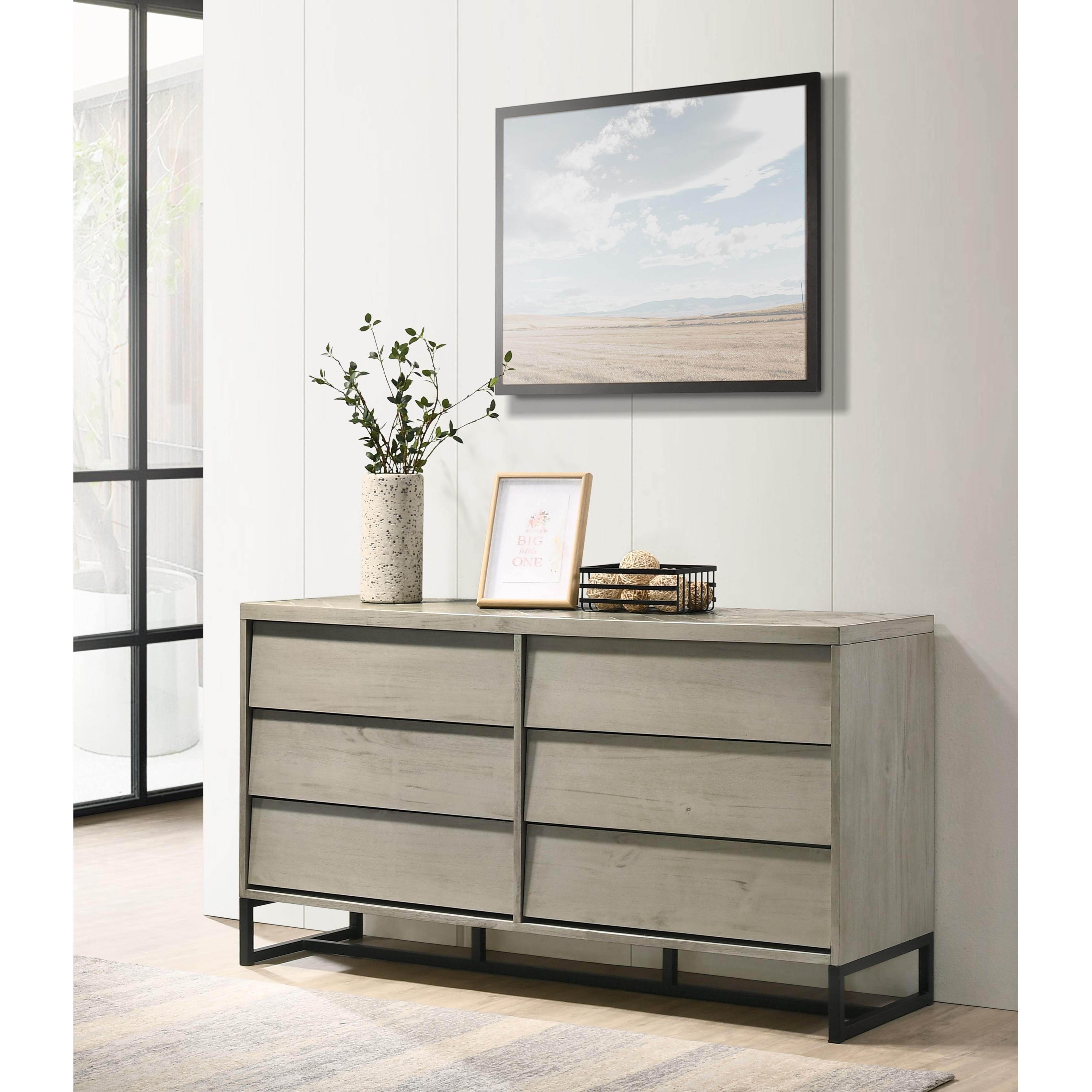 Meridian Weston Grey Stone Dresser