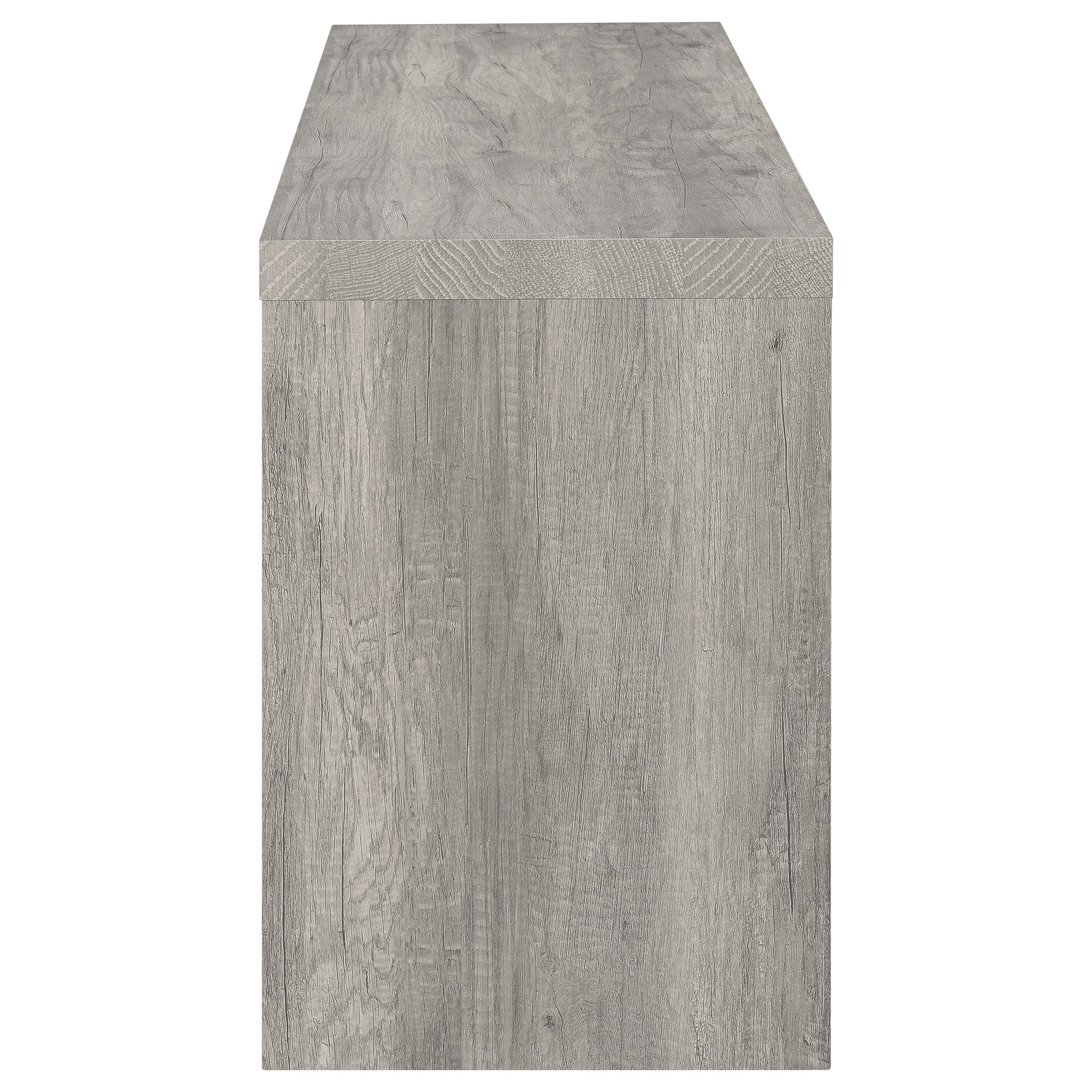 Burke 2-drawer TV Console Grey Driftwood