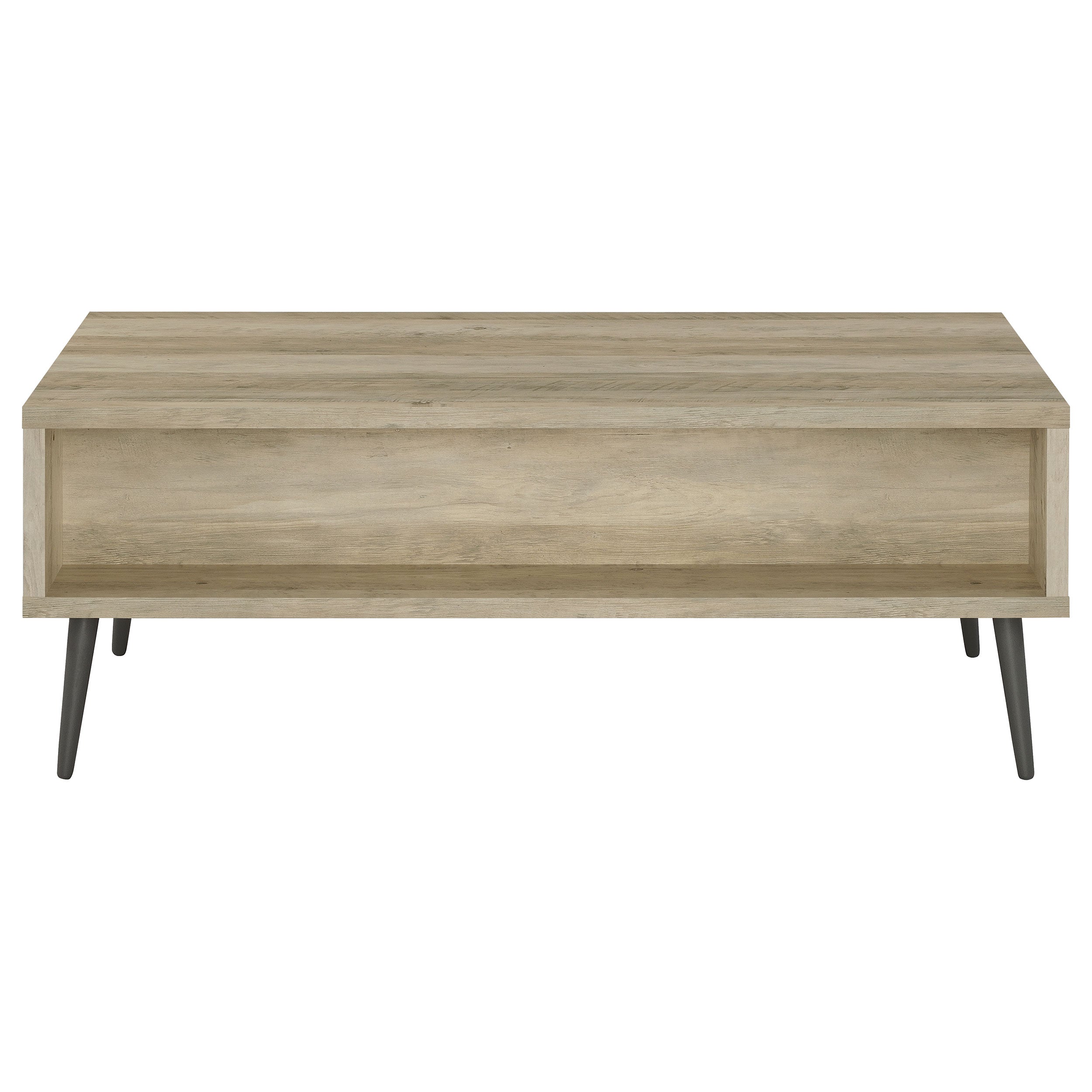 Welsh1-drawer Rectangular Engineered Wood Coffee Table With Storage Shelf Antique Pine and Grey