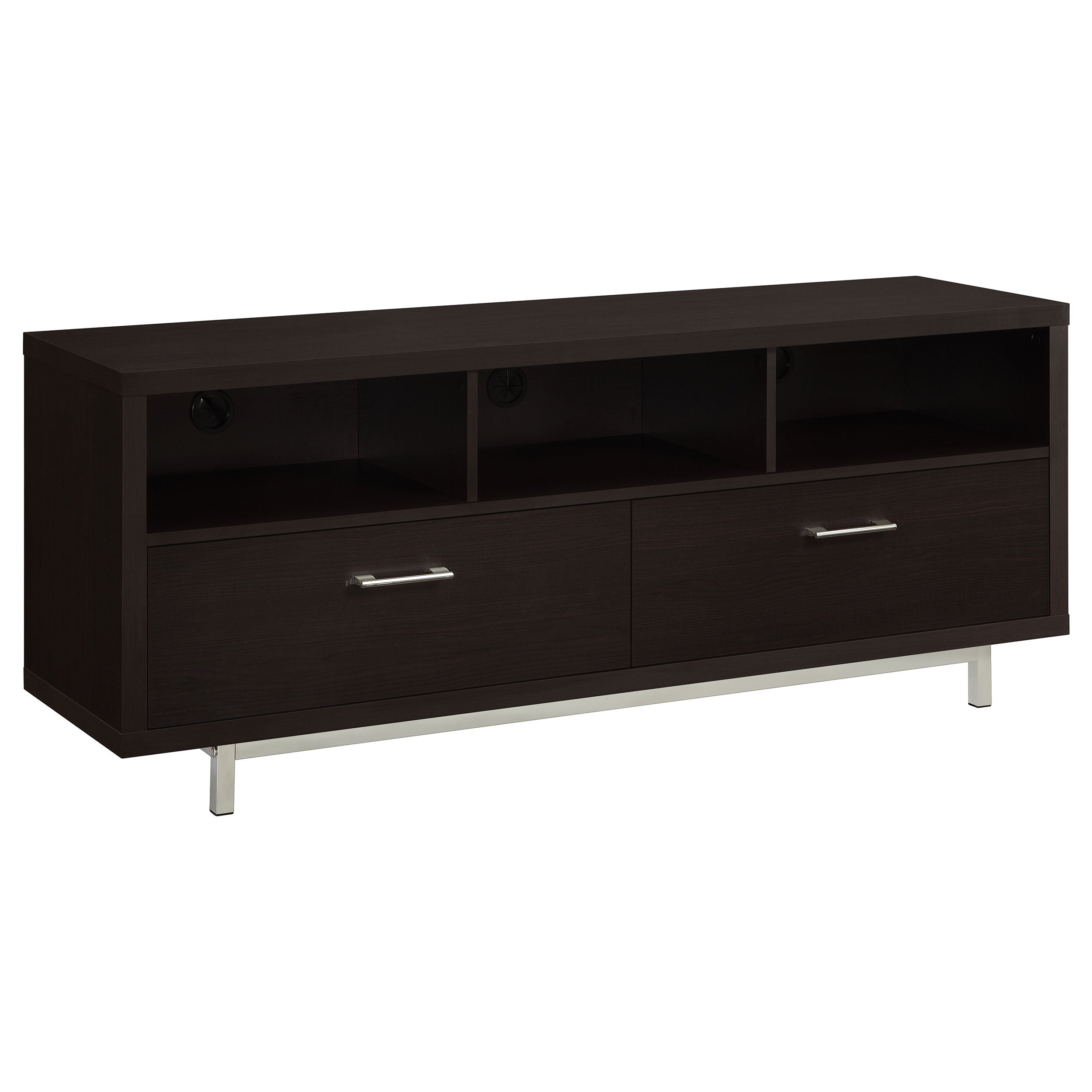 Casey 2-drawer Rectangular TV Console Cappuccino