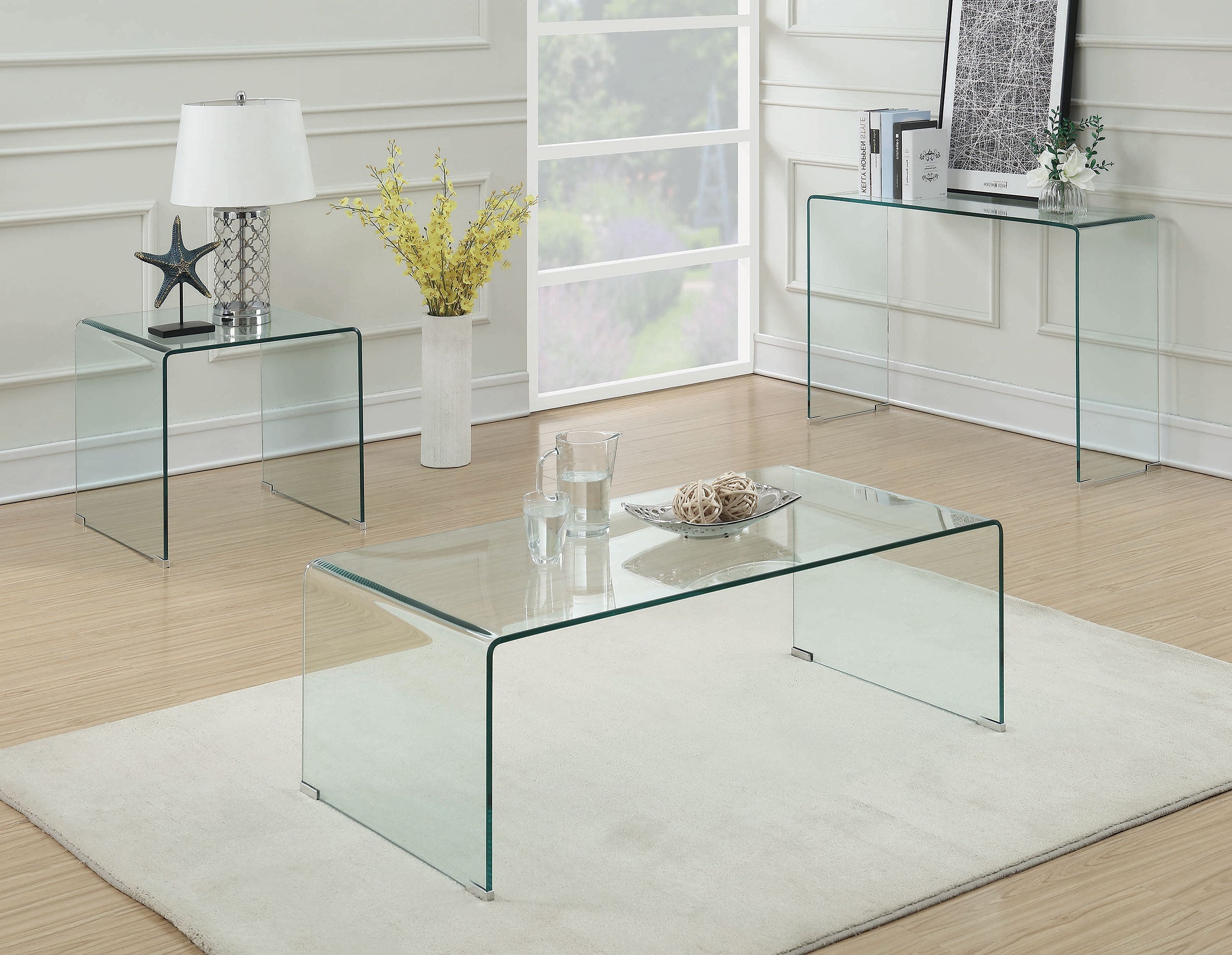 Ripley Rectangular Sofa Table Clear